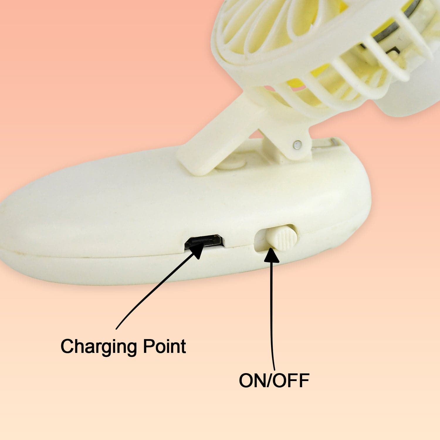 Mini Usb Handheld Fan, Portable Rechargeable Mini Fan For Home, Office, Travel And Outdoor Use (1 Pc) thumbnail 3