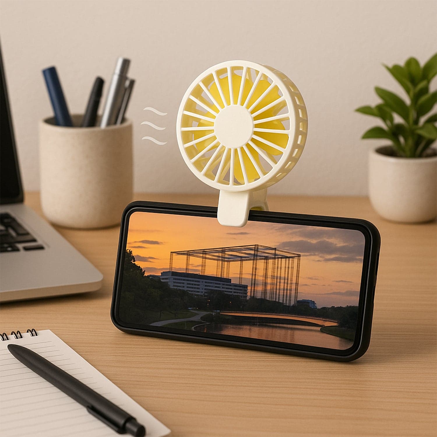Mini Usb Handheld Fan, Portable Rechargeable Mini Fan For Home, Office, Travel And Outdoor Use (1 Pc) thumbnail 4
