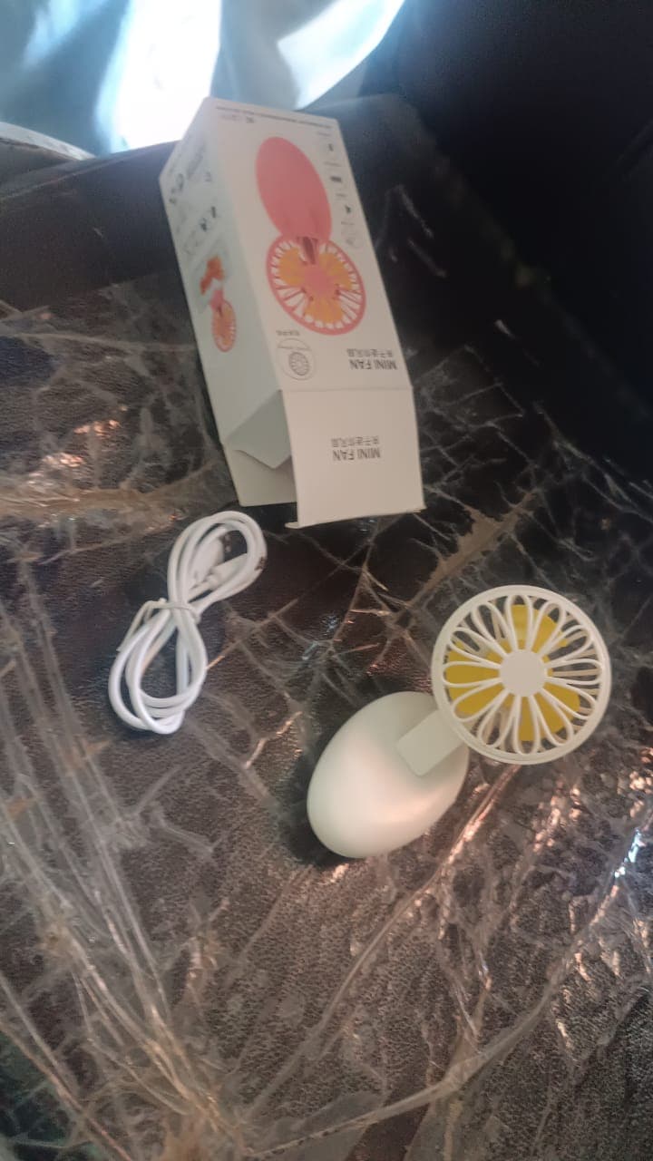 Mini Usb Handheld Fan, Portable Rechargeable Mini Fan For Home, Office, Travel And Outdoor Use (1 Pc) thumbnail 8