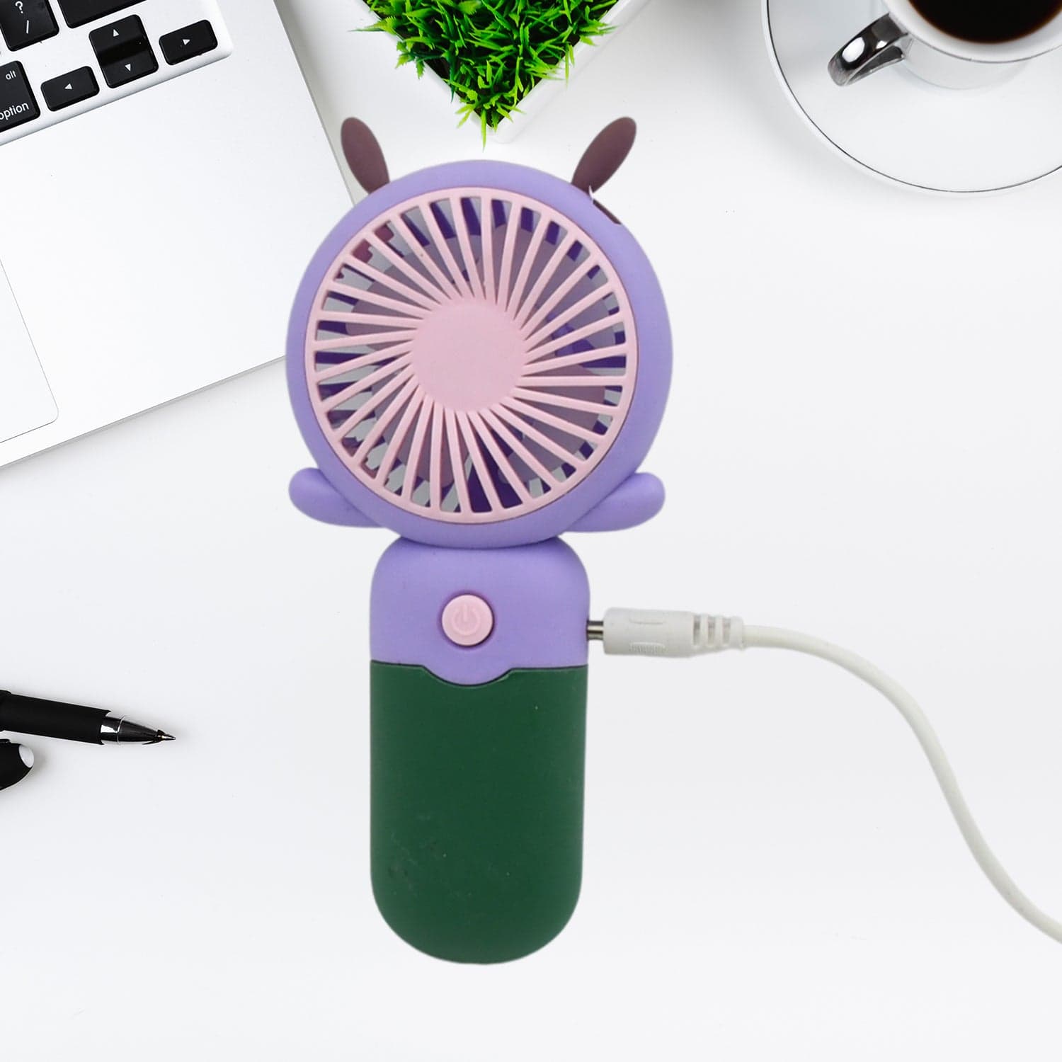 Mini Usb Handheld Fan, Portable And Lightweight Mini Fan For Home, Office, Travel And Outdoor Use (1 Pc) thumbnail 5