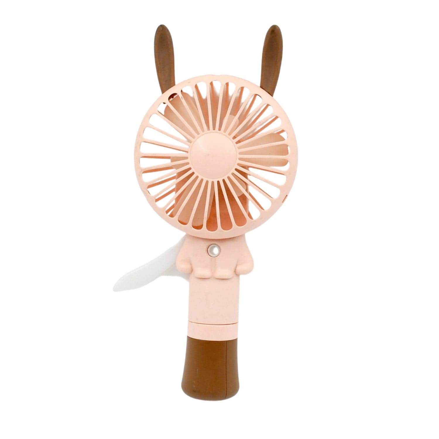 Portable Small Fan Handheld, Mini Student Handheld Dormitory Class Personal Fan Without Battery & Usb Cable Operated Manual Hand Press Fan (1 Pc) thumbnail 4