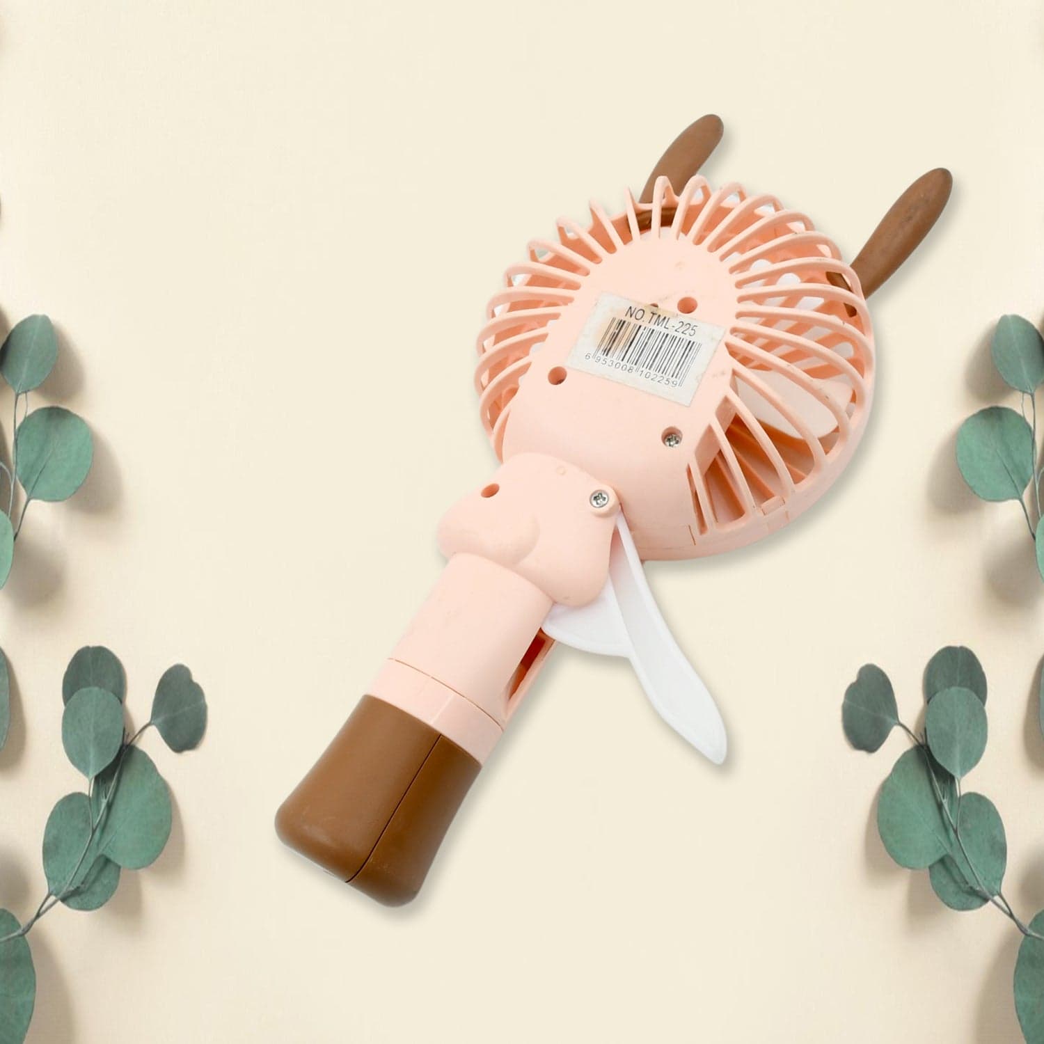 Portable Small Fan Handheld, Mini Student Handheld Dormitory Class Personal Fan Without Battery & Usb Cable Operated Manual Hand Press Fan (1 Pc) thumbnail 5