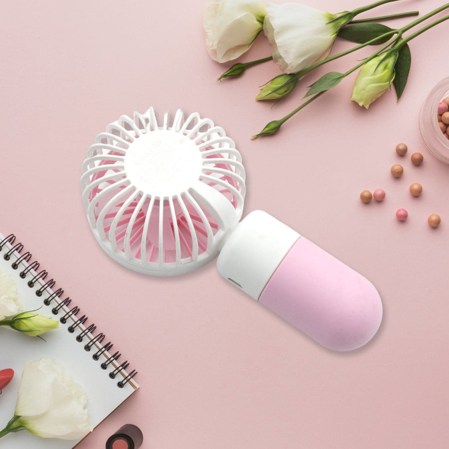 Portable Small Electric Fan Handheld, Rechargeable Mini Student Handheld Dormitory Class Personal Fan thumbnail 5