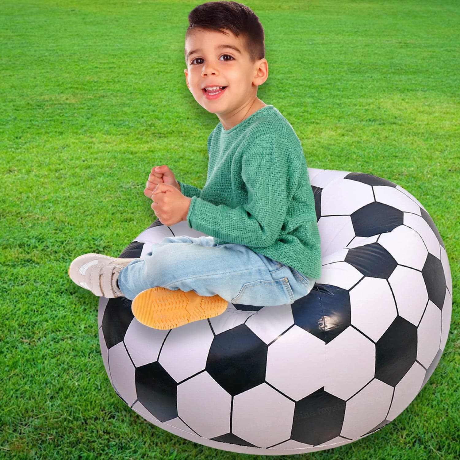 Foldable Sofa, Cartoon Style Inflatable Folding Chair, Ball Chair, Inflatable Sofa For Adults, Kids Size (110Cm X 80Cm) ID-17732 thumbnail 4