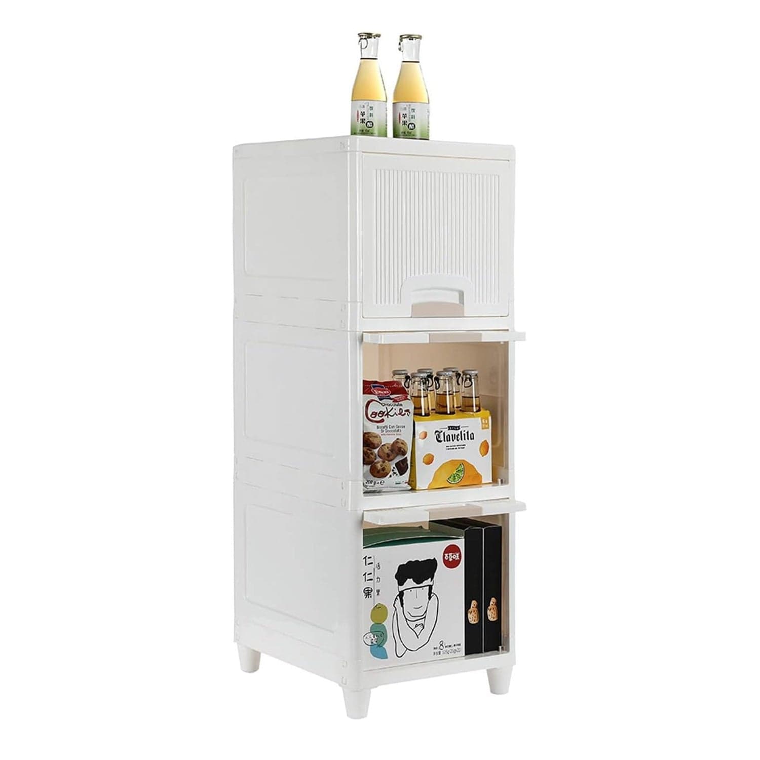 Multipurpose Storage Cabinet & Storage Solutions Plastic Drawers (3 Layer) thumbnail 5