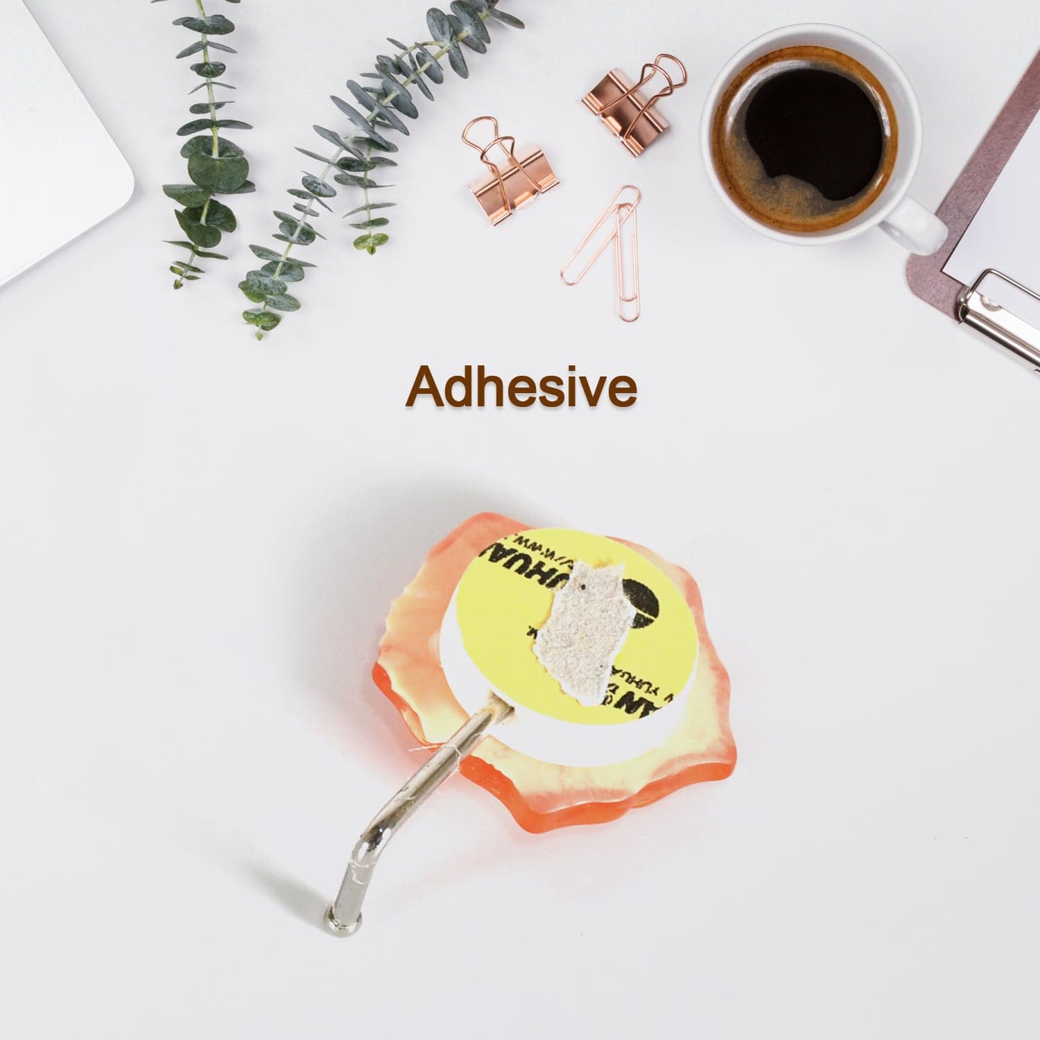 Multipurpose Mix Design Self Adhesive Wall Hooks Load Capacity Up to 1 Kg (Mix Design \ 1 Pc) thumbnail 3