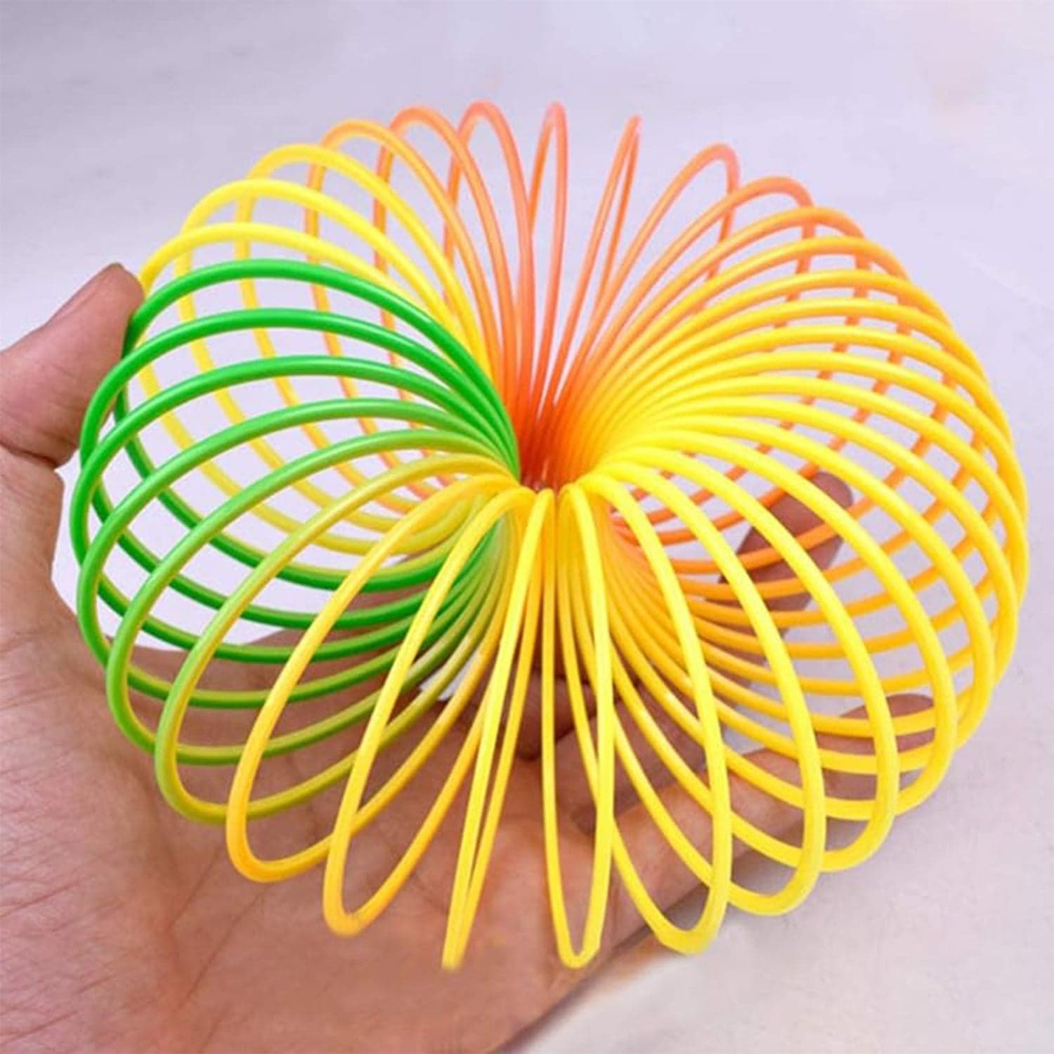 Rainbow Slinky Spring Toy Of Compact, Portable Fun Toy For Kids & Adults, Great For Birthdays (1 Pc) thumbnail 5