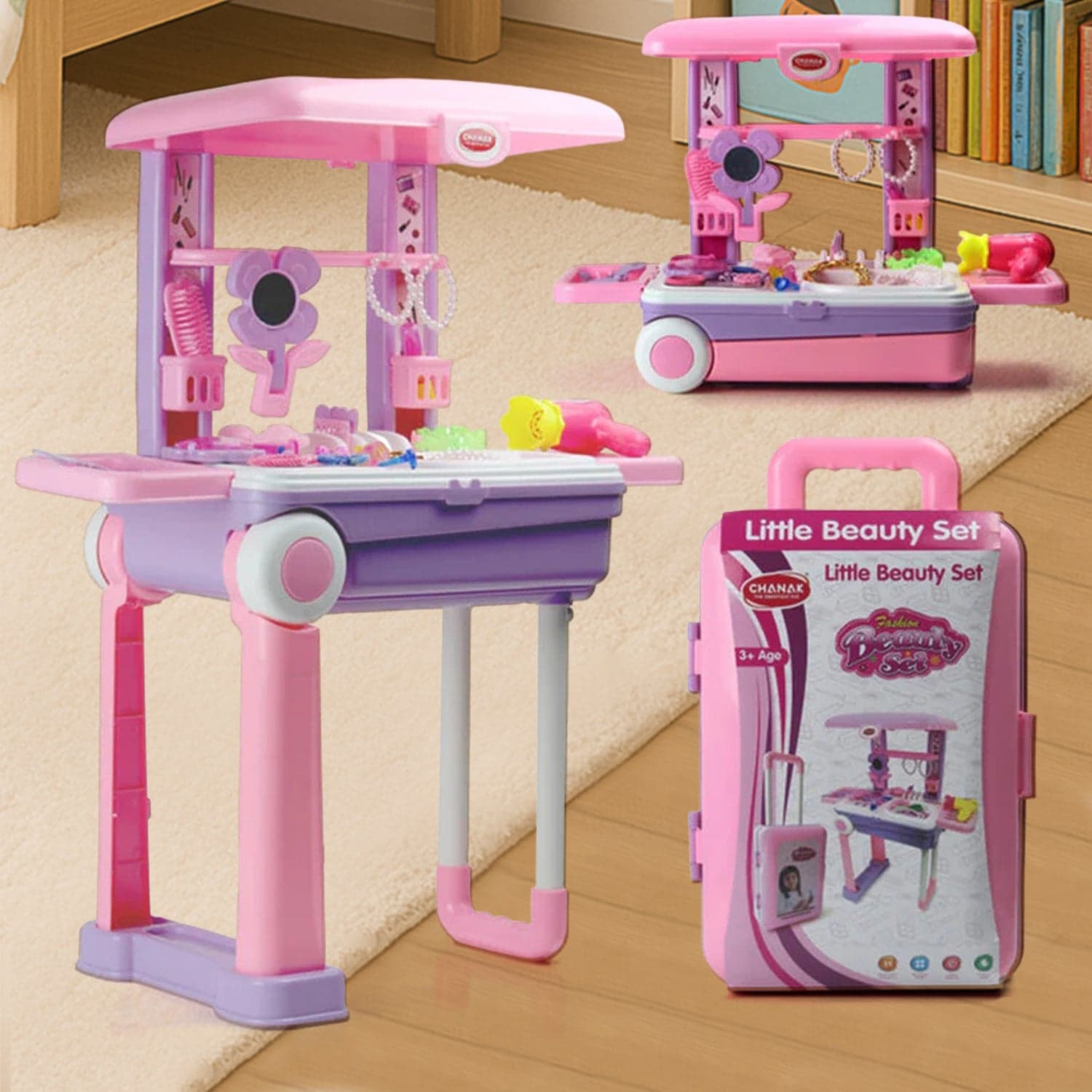 Big Beauty Set Suitcase On Wheel thumbnail 1