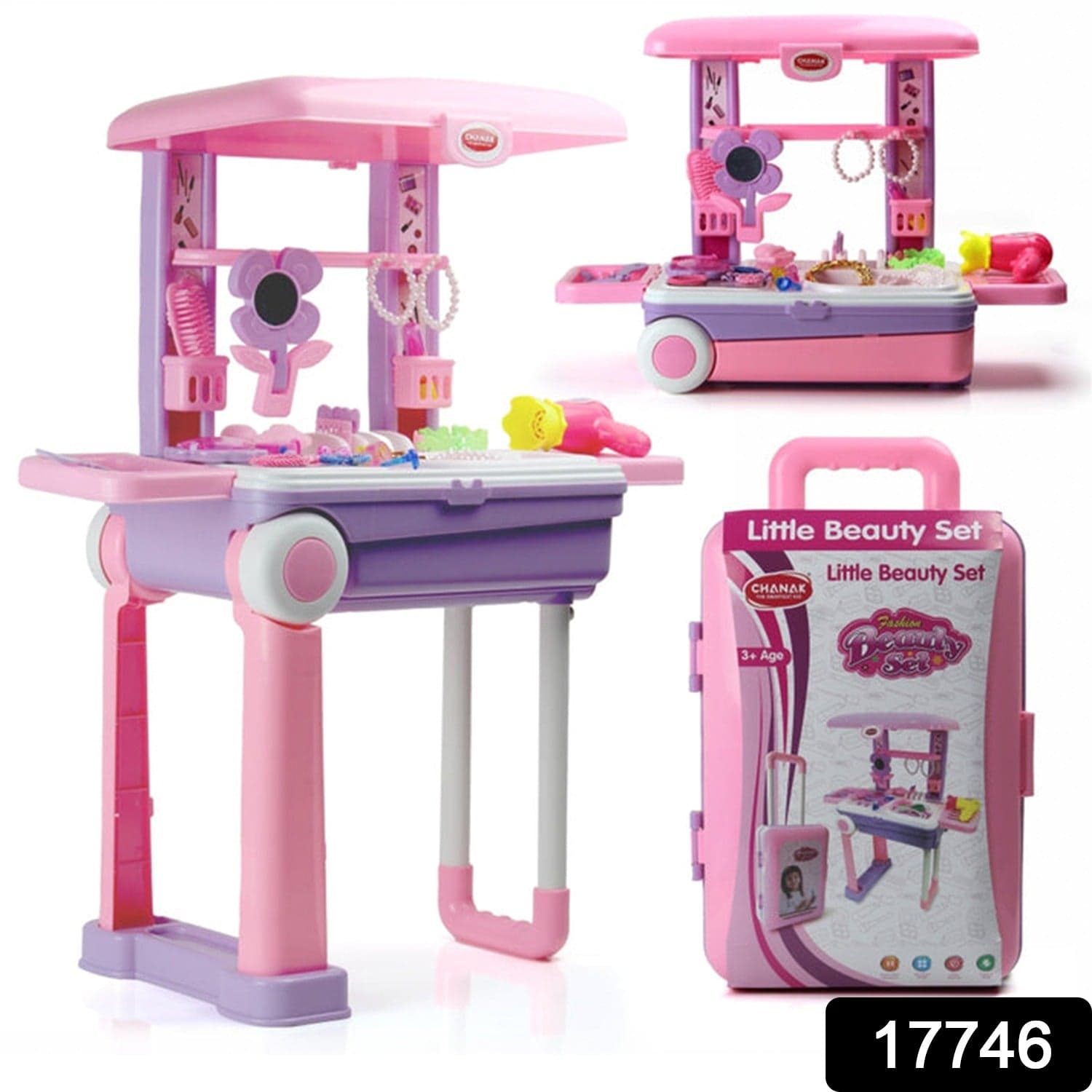 Big Beauty Set Suitcase On Wheel thumbnail 2