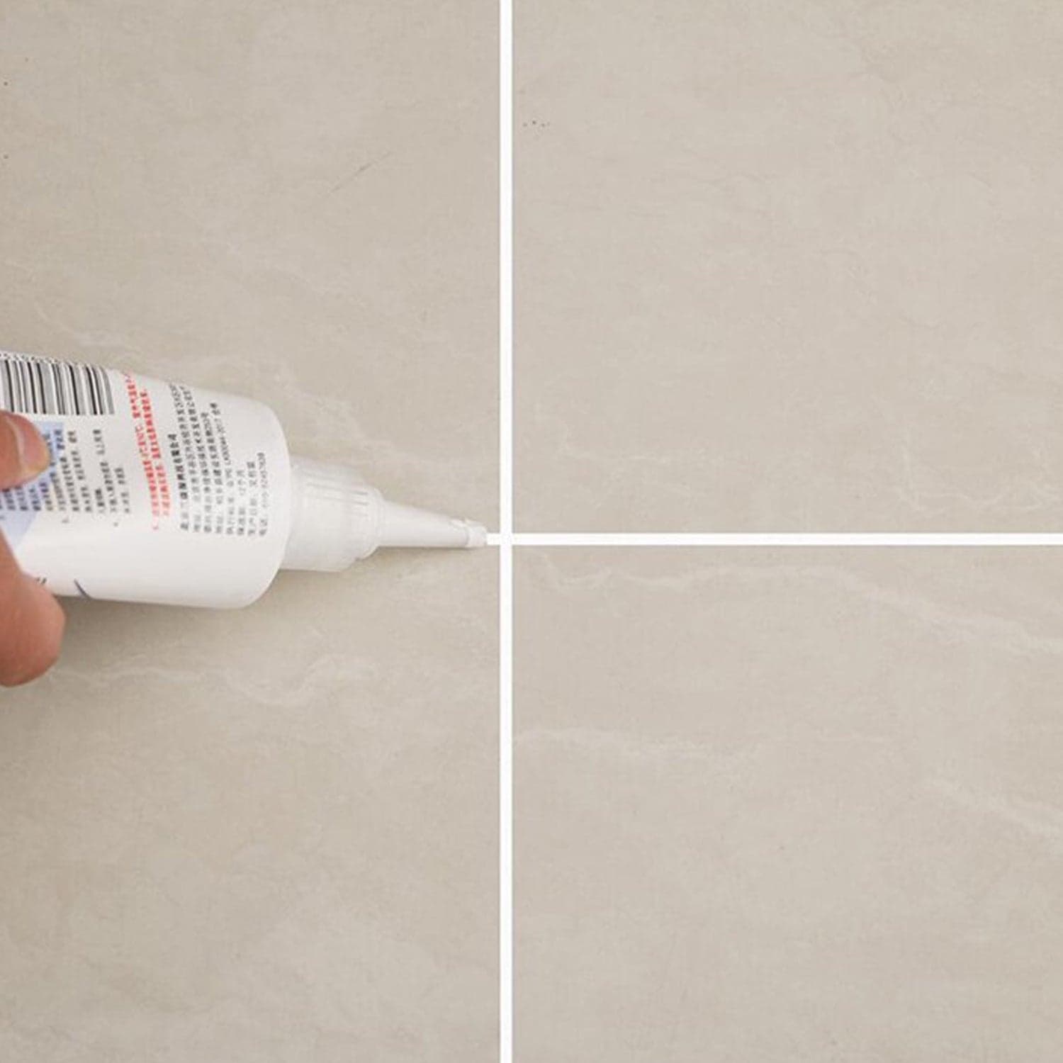 Waterproof Tile Gap / Crack / Grout Filler Water-Resistant Silicone Sealant For Diy Home Sink Gaps / Tiles Gaps / Grouts Repair Filler Tube For Home thumbnail 8