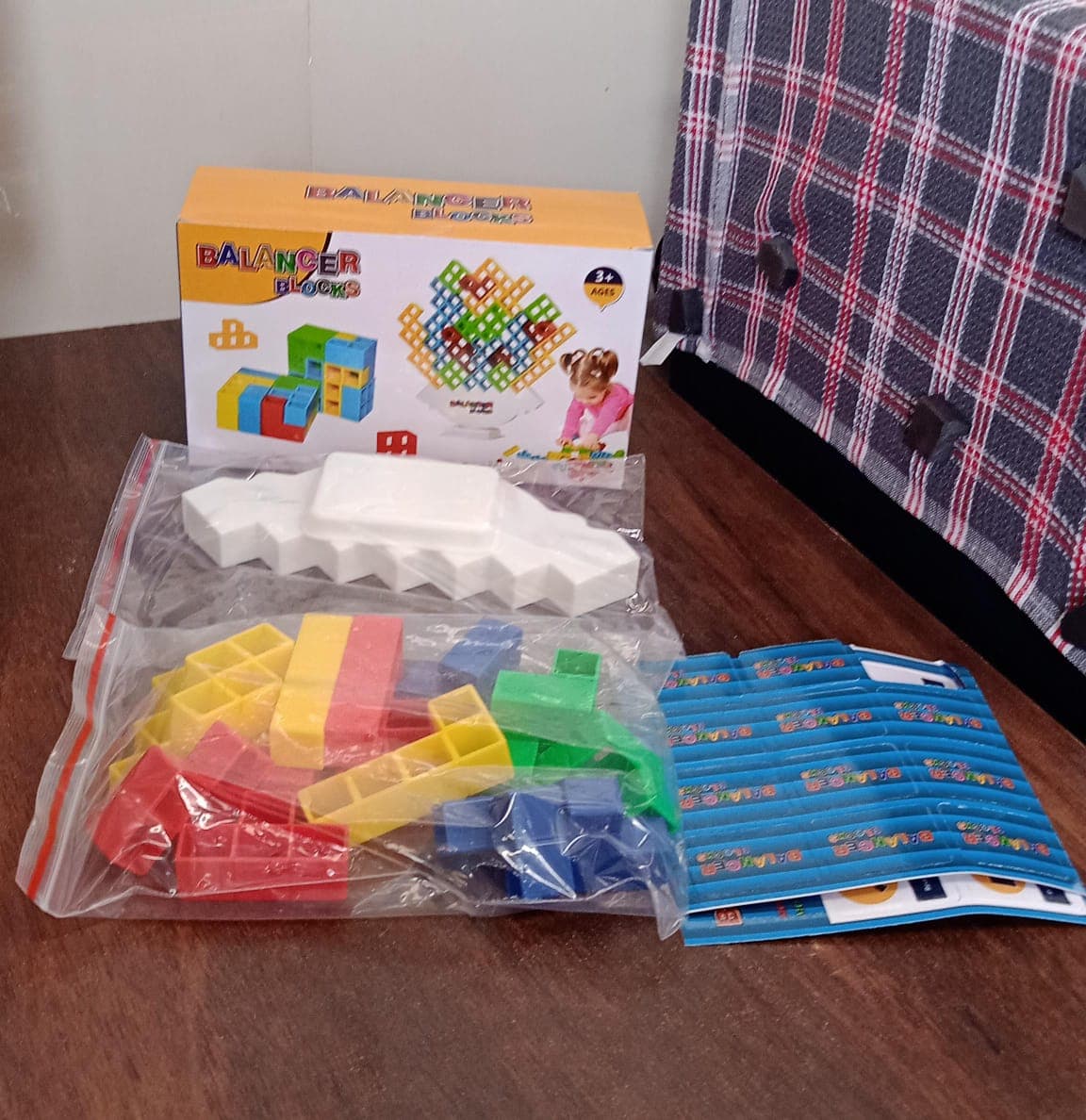 3D Tower Game Tower Balance Game & Tower Stacking Game Age 3+ Years (16 Pcs Set) thumbnail 7