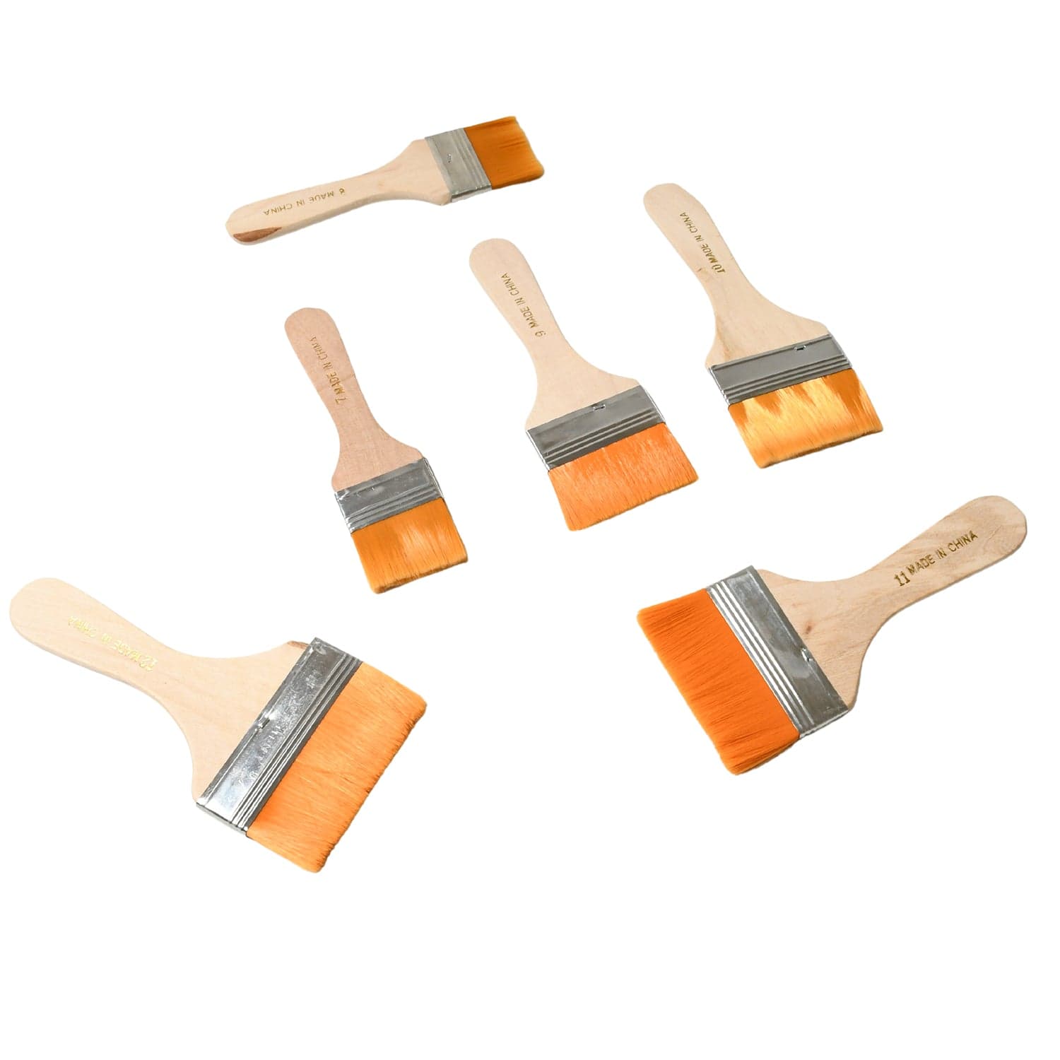 Painting Brush Nylon Pine Brush Tool Board Brush Dusting Cleaning Wall Paint Brush (6 Pc Set) thumbnail 5