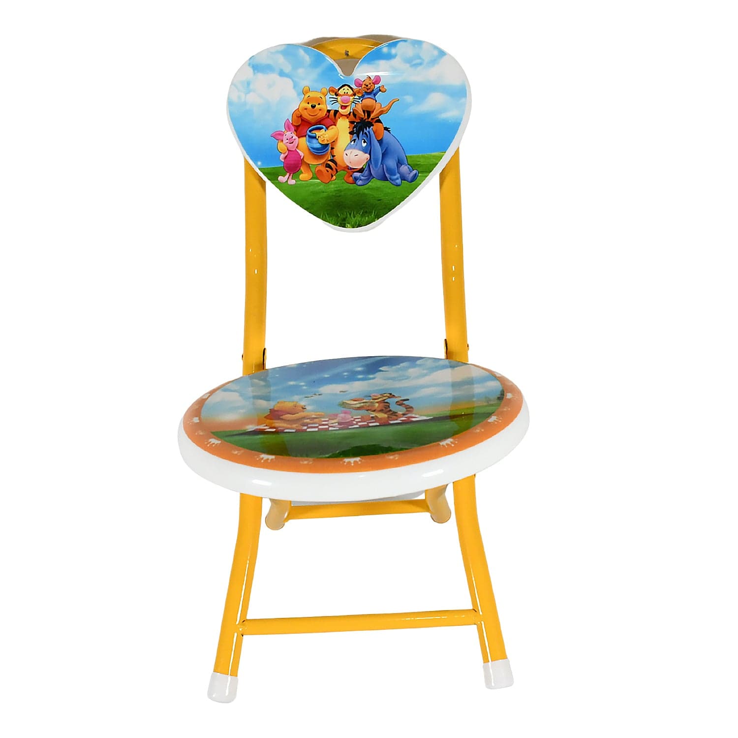 Heart Shape Kids Chair Cartoon Printed Foldable Kids / Children Folding Chair For Playrooms thumbnail 5
