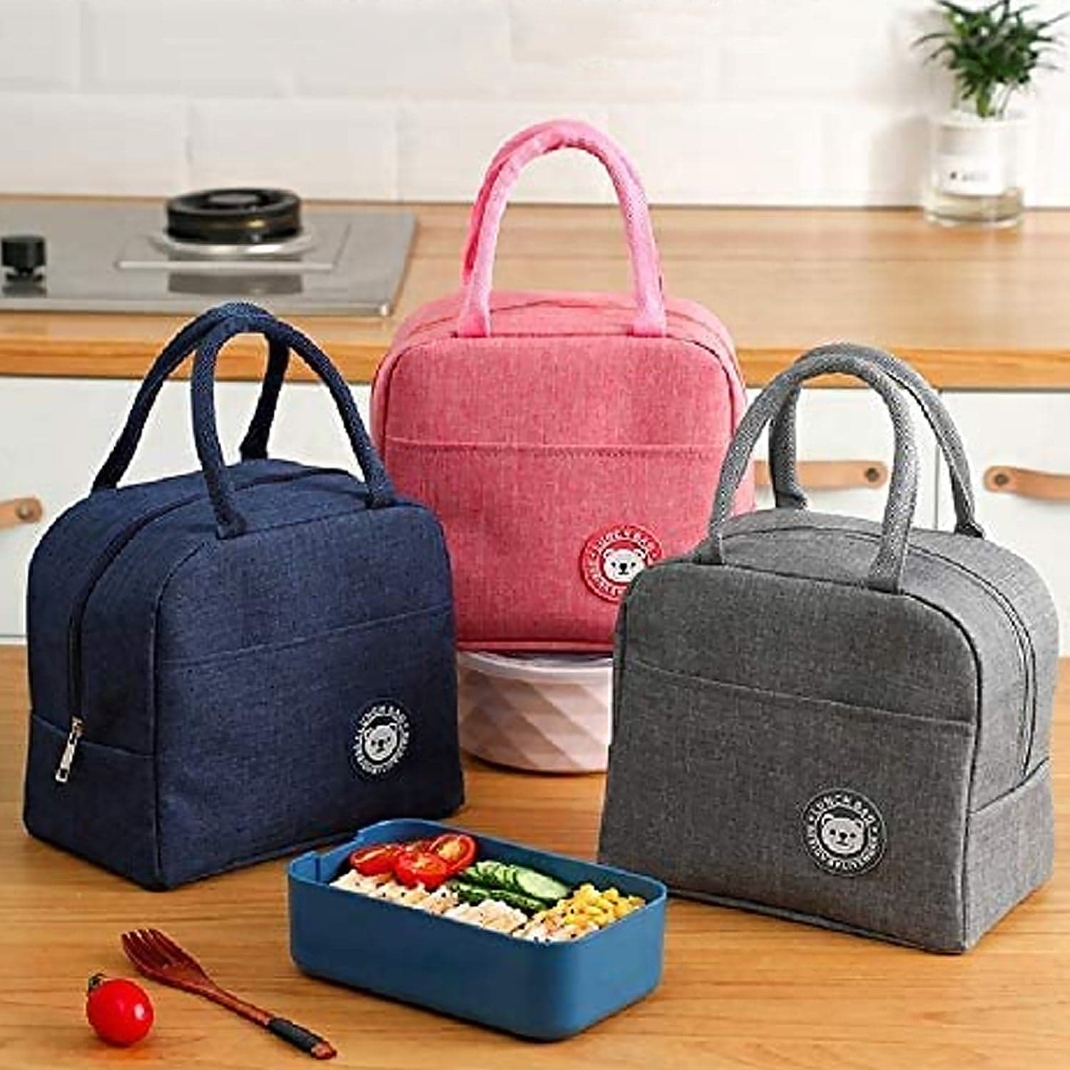 Lunch/Tote Bag For Women, Lunch Bag Women, Lunch Box Lunch Bag For Women Adult Men, Small Leakproof Cute Lunch Boxes For Work Office Picnic Or Travel thumbnail 3