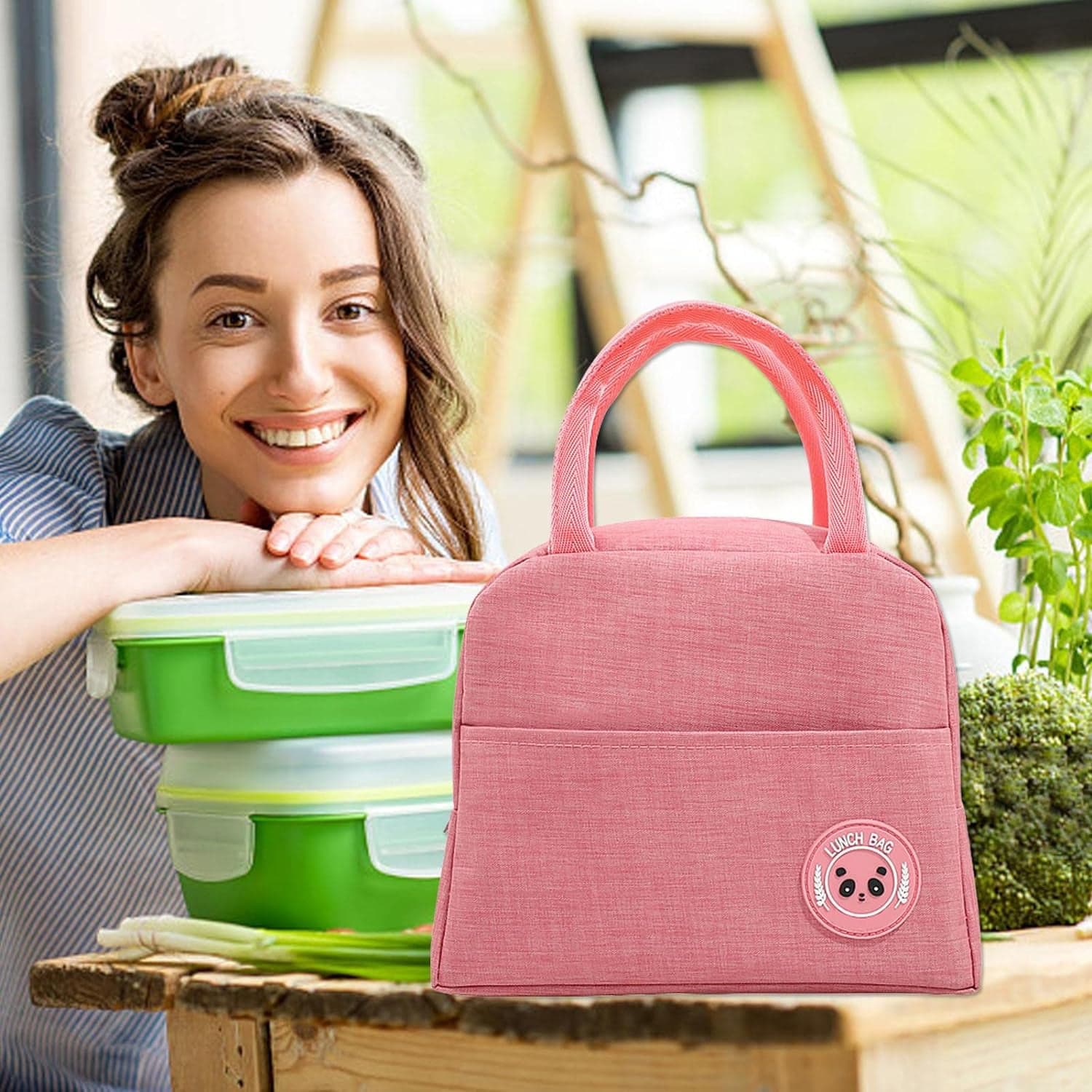 Lunch/Tote Bag For Women, Lunch Bag Women, Lunch Box Lunch Bag For Women Adult Men, Small Leakproof Cute Lunch Boxes For Work Office Picnic Or Travel thumbnail 7