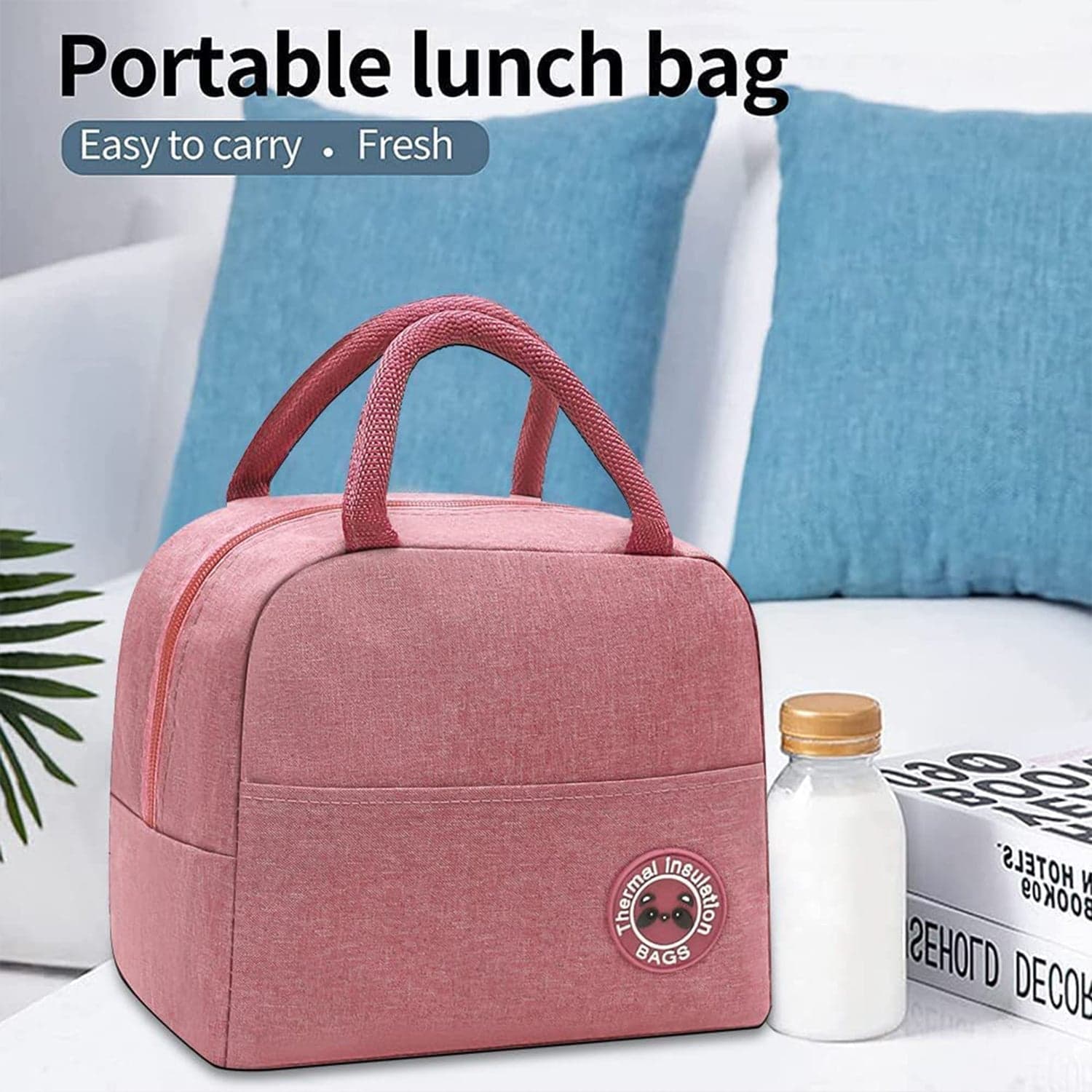 Lunch/Tote Bag For Women, Lunch Bag Women, Lunch Box Lunch Bag For Women Adult Men, Small Leakproof Cute Lunch Boxes For Work Office Picnic Or Travel thumbnail 9