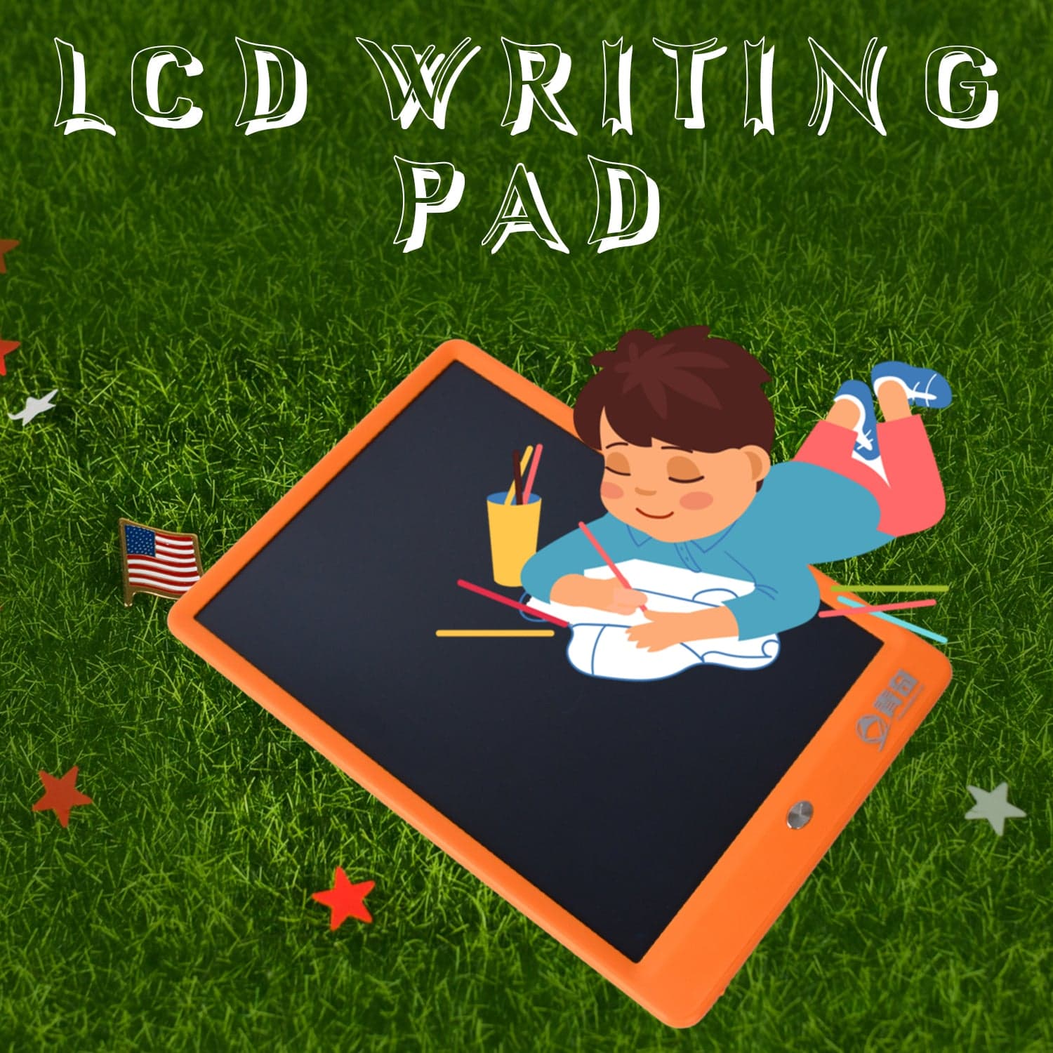 Portable LCD Writing Board Slate Drawing Record Notes Digital Notepad with Pen Handwriting Pad Paperless Graphic Tablet for Kids (1 pc / 25—15 Cm) thumbnail 6