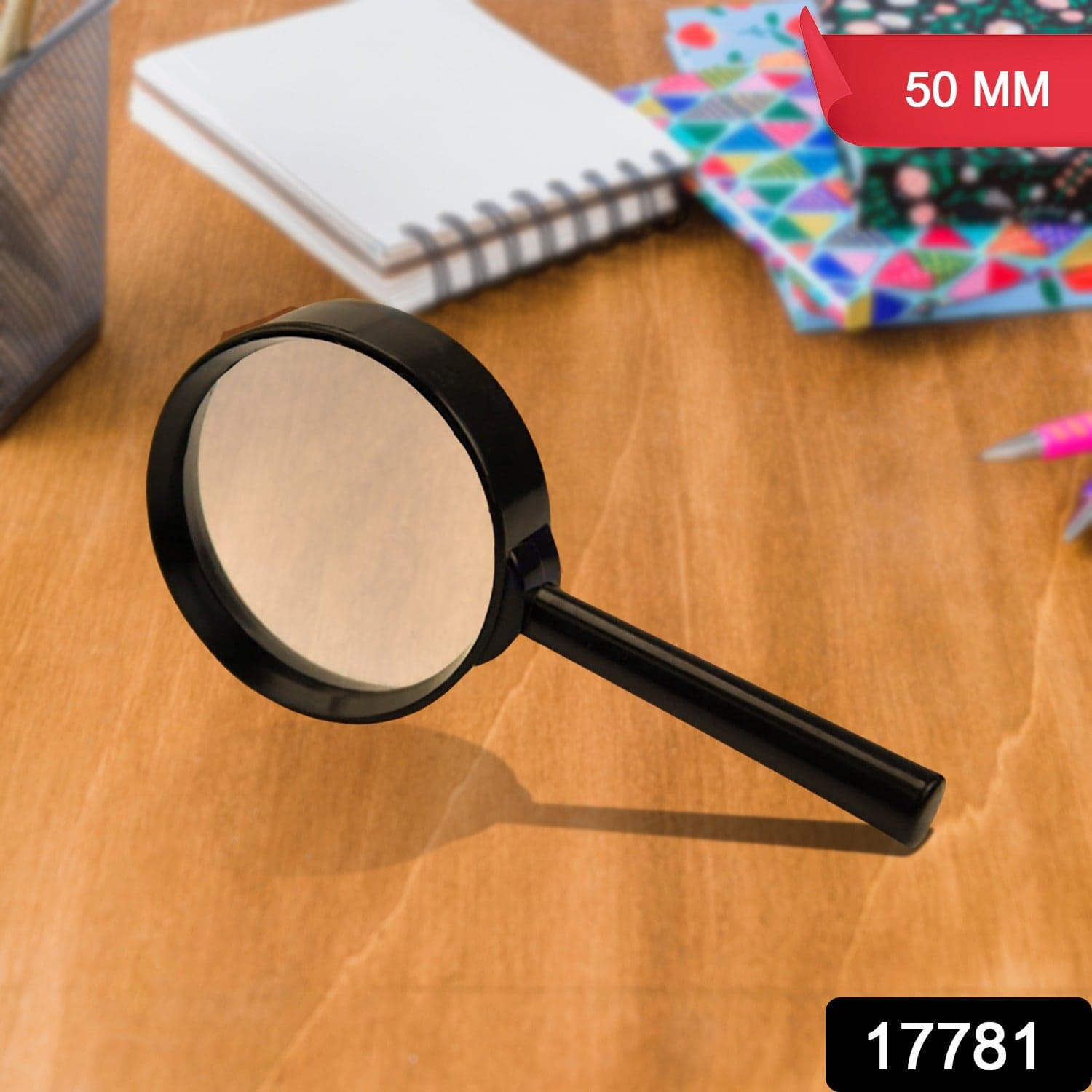 Real Glass Magnifying Lens for Reading, Breakage-Proof (50 mm) thumbnail 2