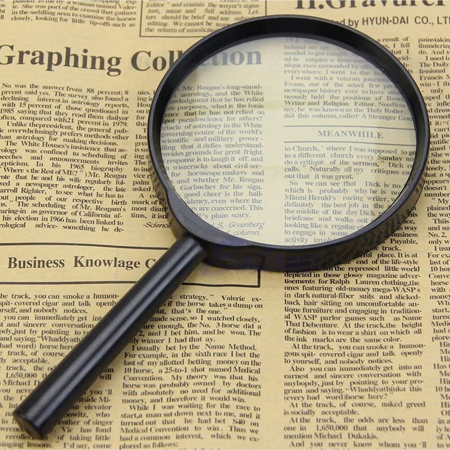 Real Glass Magnifying Lens for Reading, Breakage-Proof (50 mm) thumbnail 6