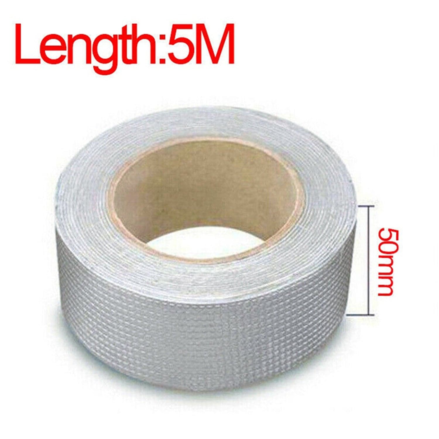 Self-Adhesive Insulation Resistant High Temperature Heat Reflective Aluminium Foil Duct Tape Roll (0.8mm) thumbnail 5
