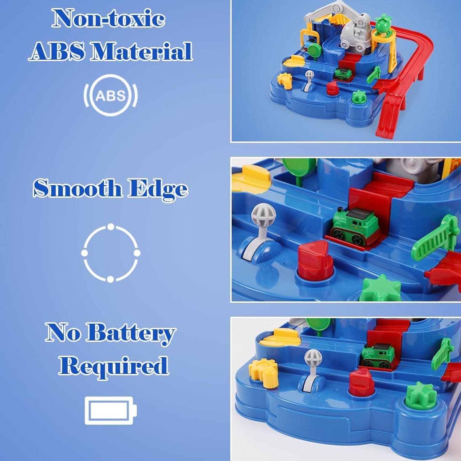 Adventure Toys, City Rescue Preschool Toy, Race Tracks For Boys, Parent-Child Interactive Kids Race Car Track Play Sets (Adventure Toy) thumbnail 7