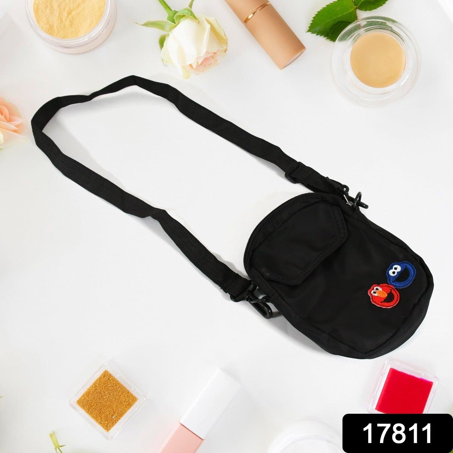 Women Nylon Joker Cute Messenger Bag Shoulder Bag Small Square Bag thumbnail 2