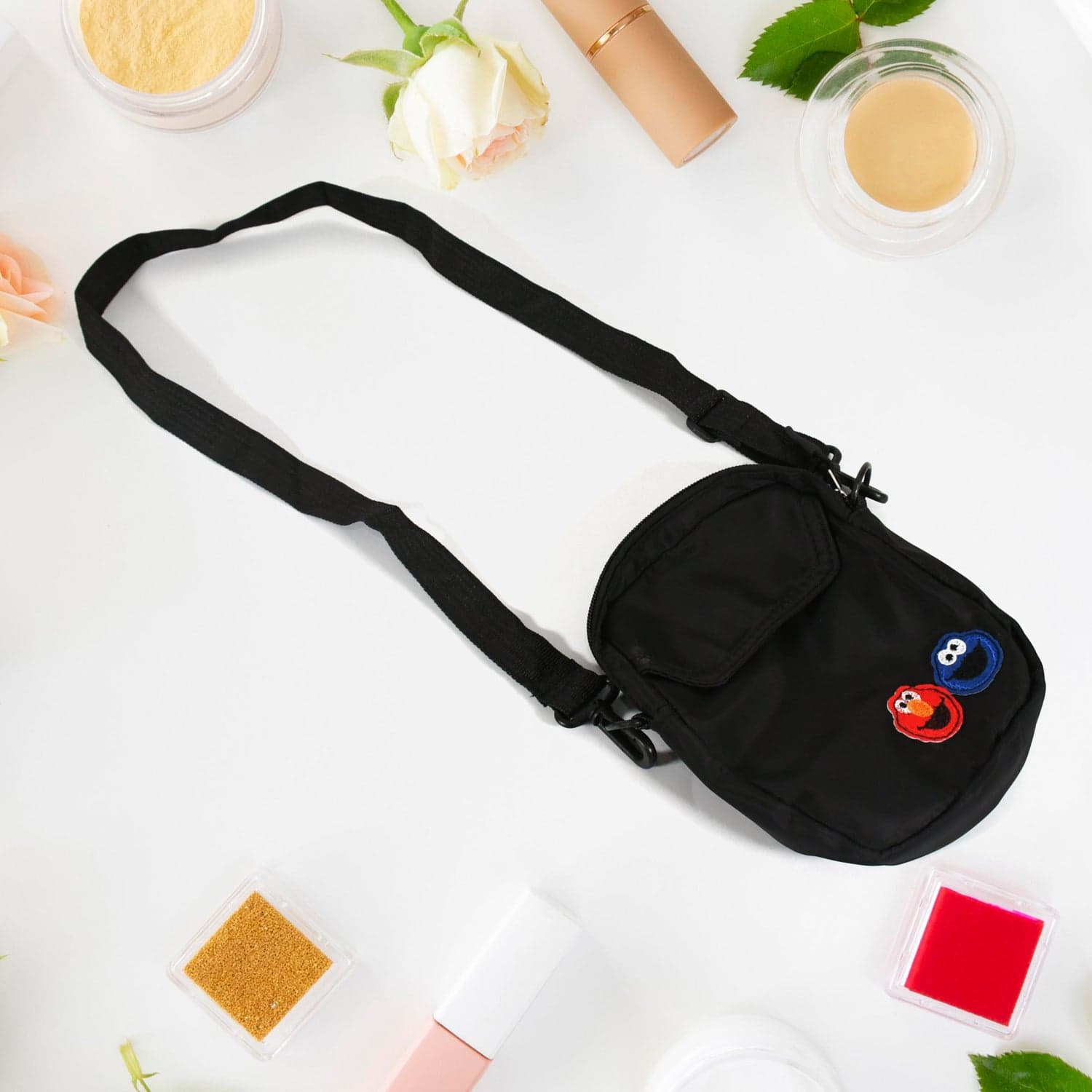 Women Nylon Joker Cute Messenger Bag Shoulder Bag Small Square Bag thumbnail 3