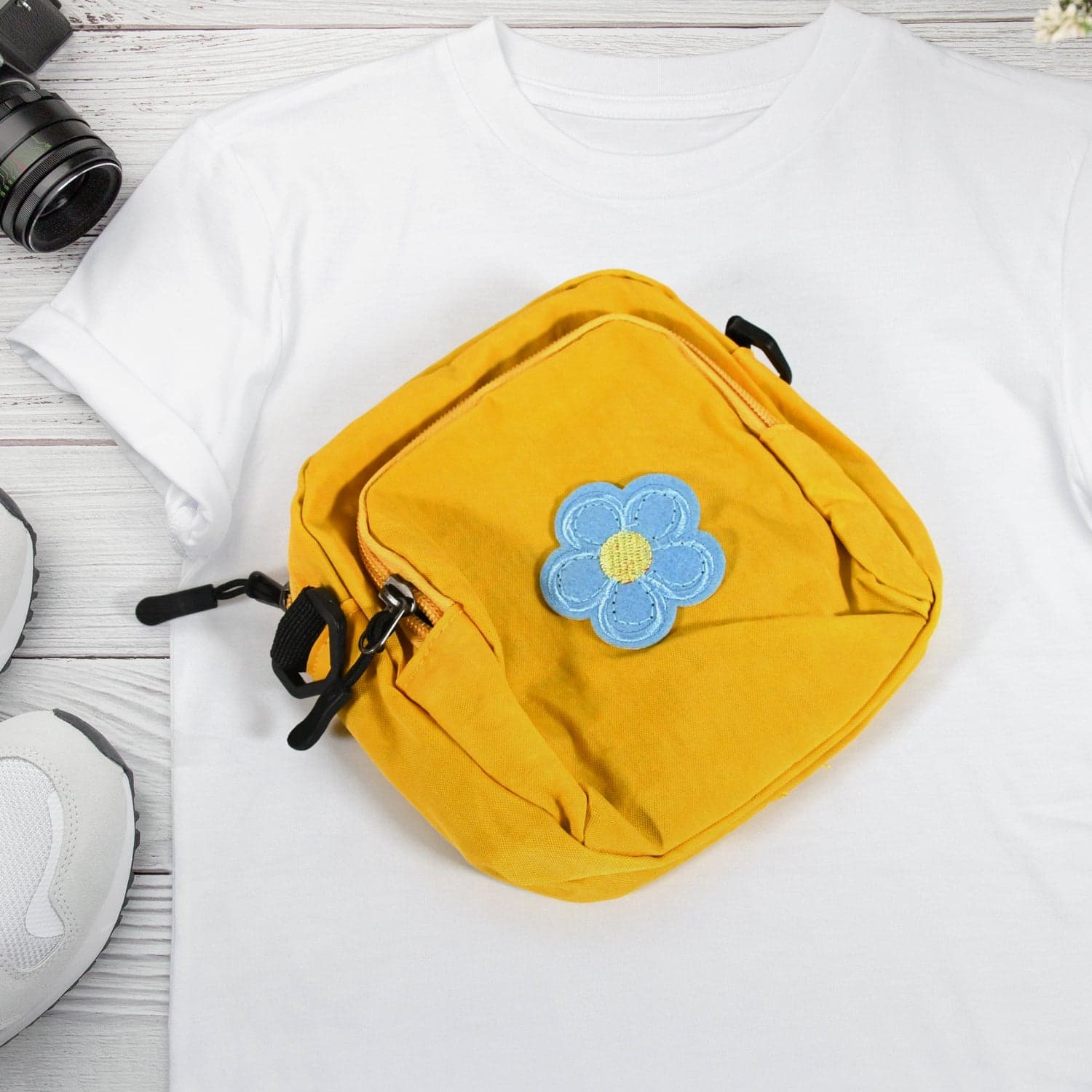 Shoulder Bag, Solid Color Sweet Shoulder Crossbody Bag, Student Trendy Cute Small Square Bag (1 Pc) thumbnail 6