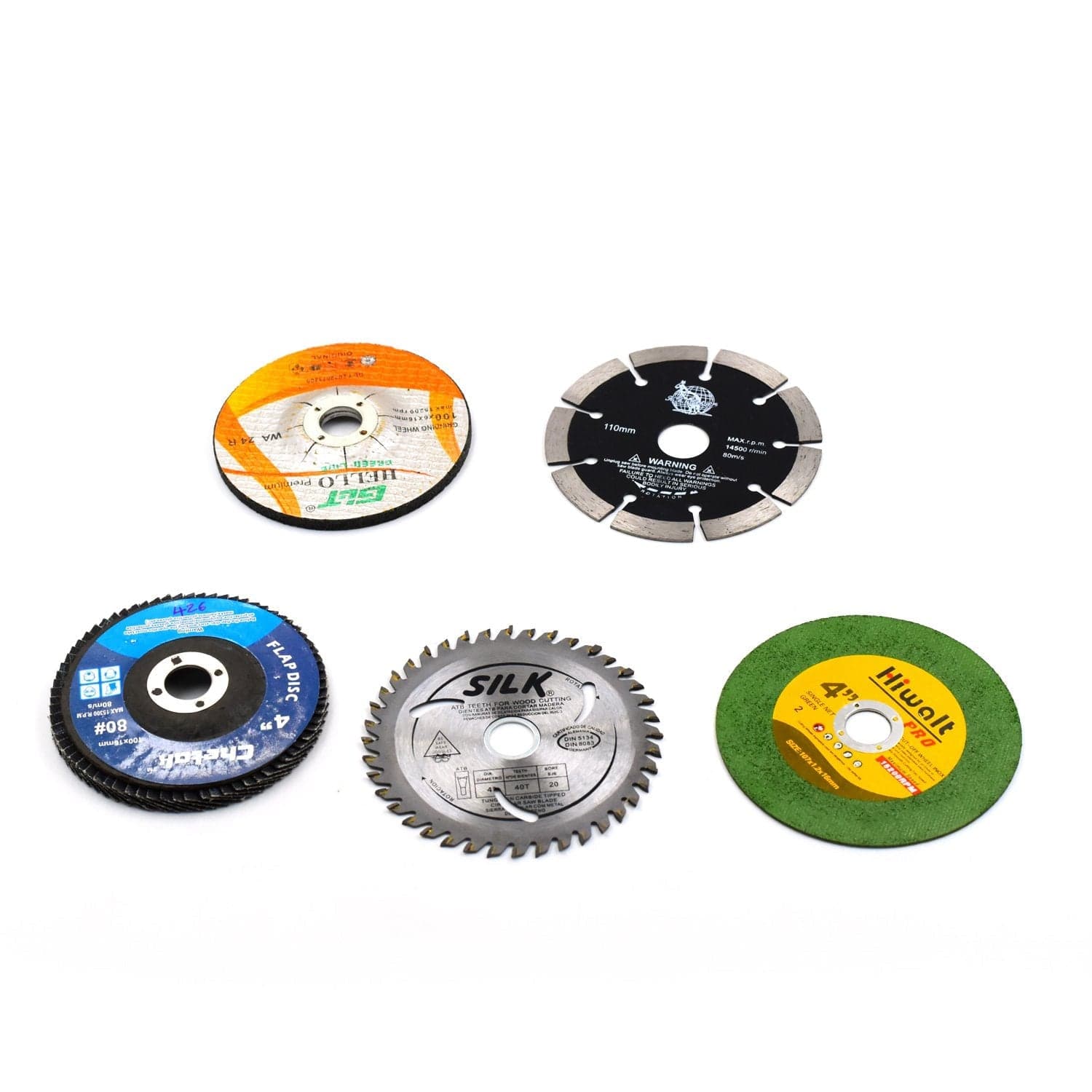 5Pc Grinding Wheel Set For Cutting Wooden Or Marbles thumbnail 5