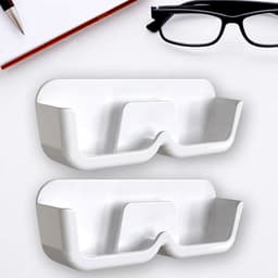 Wall Mount Sunglass Organizer Simple Space Saving Glasses Storage Box (2 Pcs Set)