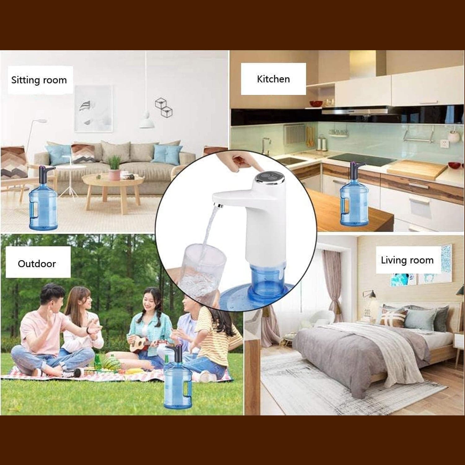 USB Electric Water Dispenser Pump, Portable Bottle Pump for Home & Travel Use thumbnail 8