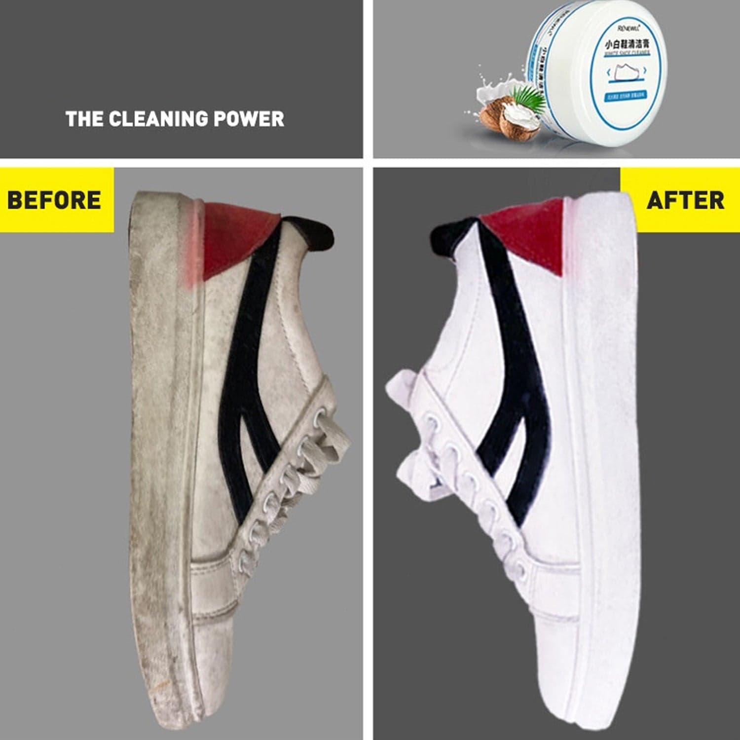 Stain Remover Cleansing Cream For Shoe (120 Gm Approx) thumbnail 6