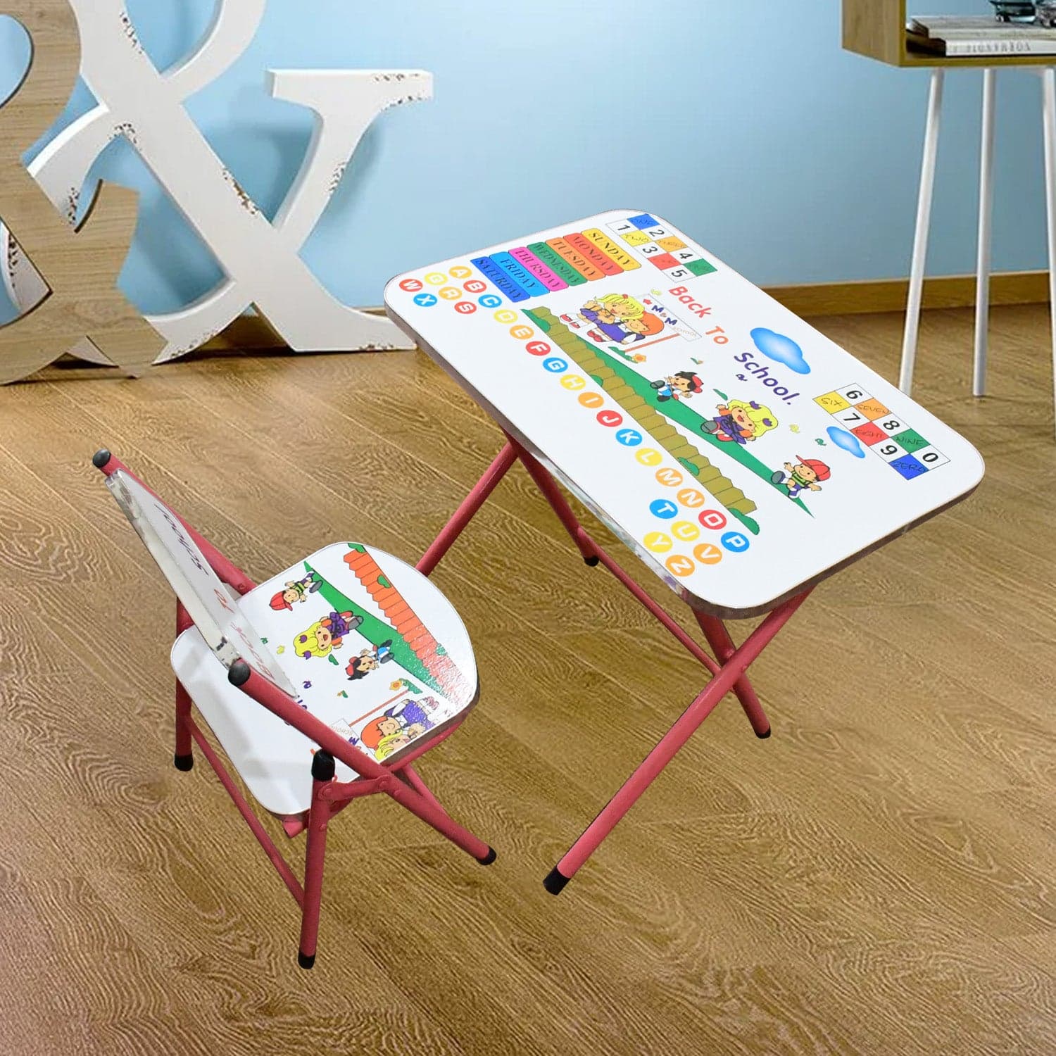 Multifunction Portable Foldable Study Table & Chair (2 Pc Set) thumbnail 5