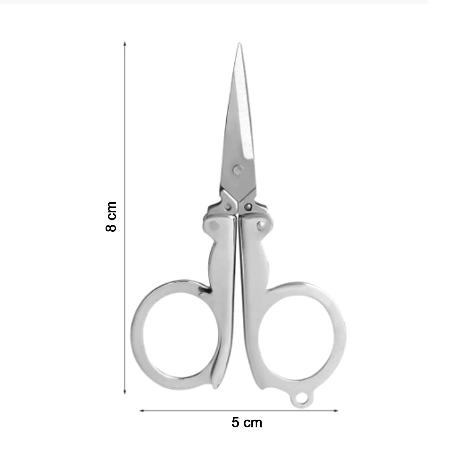 Folding Scissor 3.5inch used in crafting and cutting purposes for children's and adults. thumbnail 5