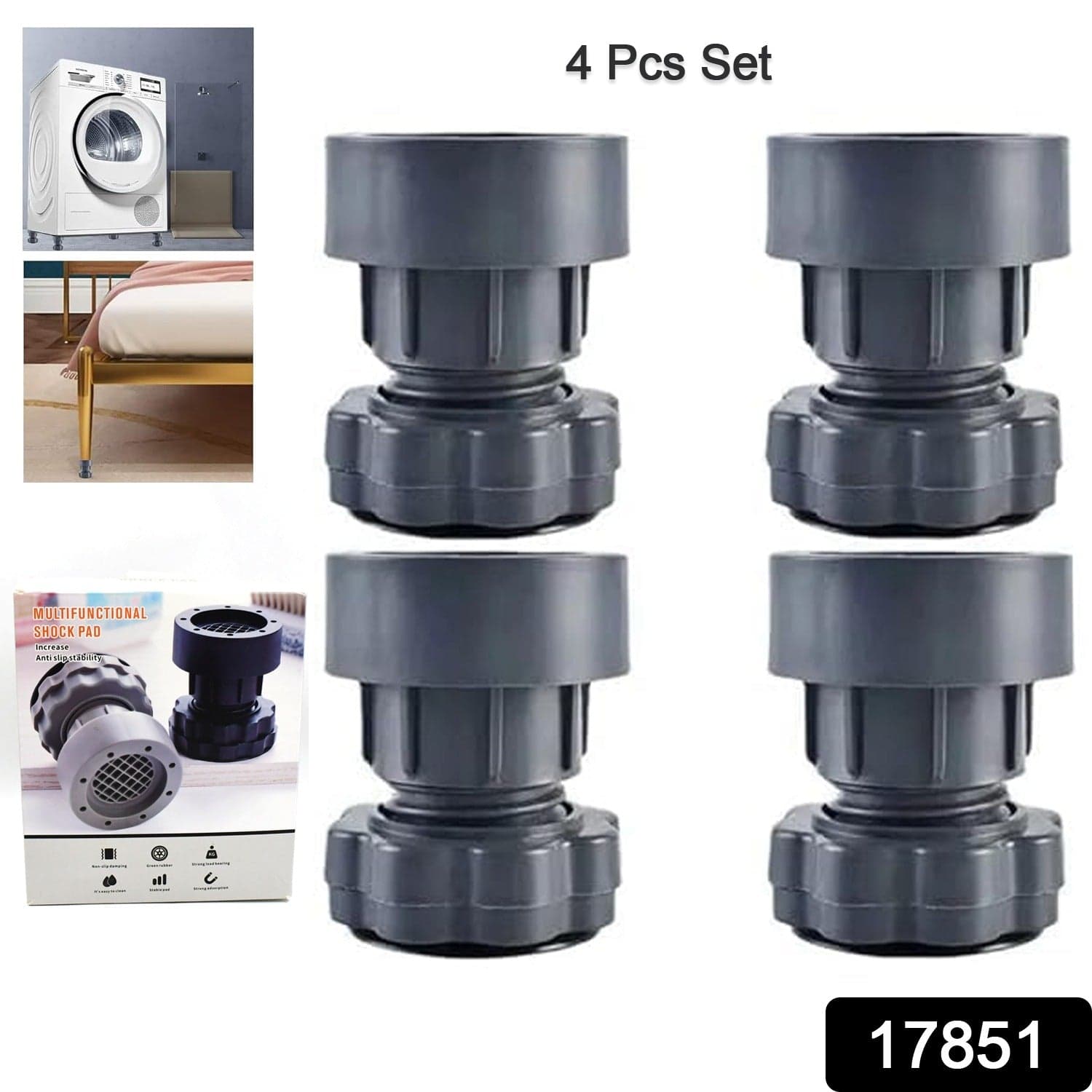 Plastic Washing Machine Vibration Feet thumbnail 2