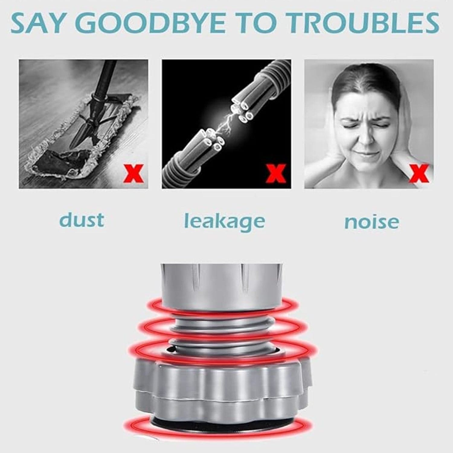 Plastic Washing Machine Vibration Feet thumbnail 5