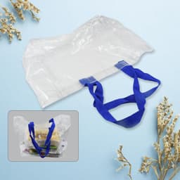 Multifunction Transparent Bag With Handle Bag (45—30—14 CM / 1 pc)