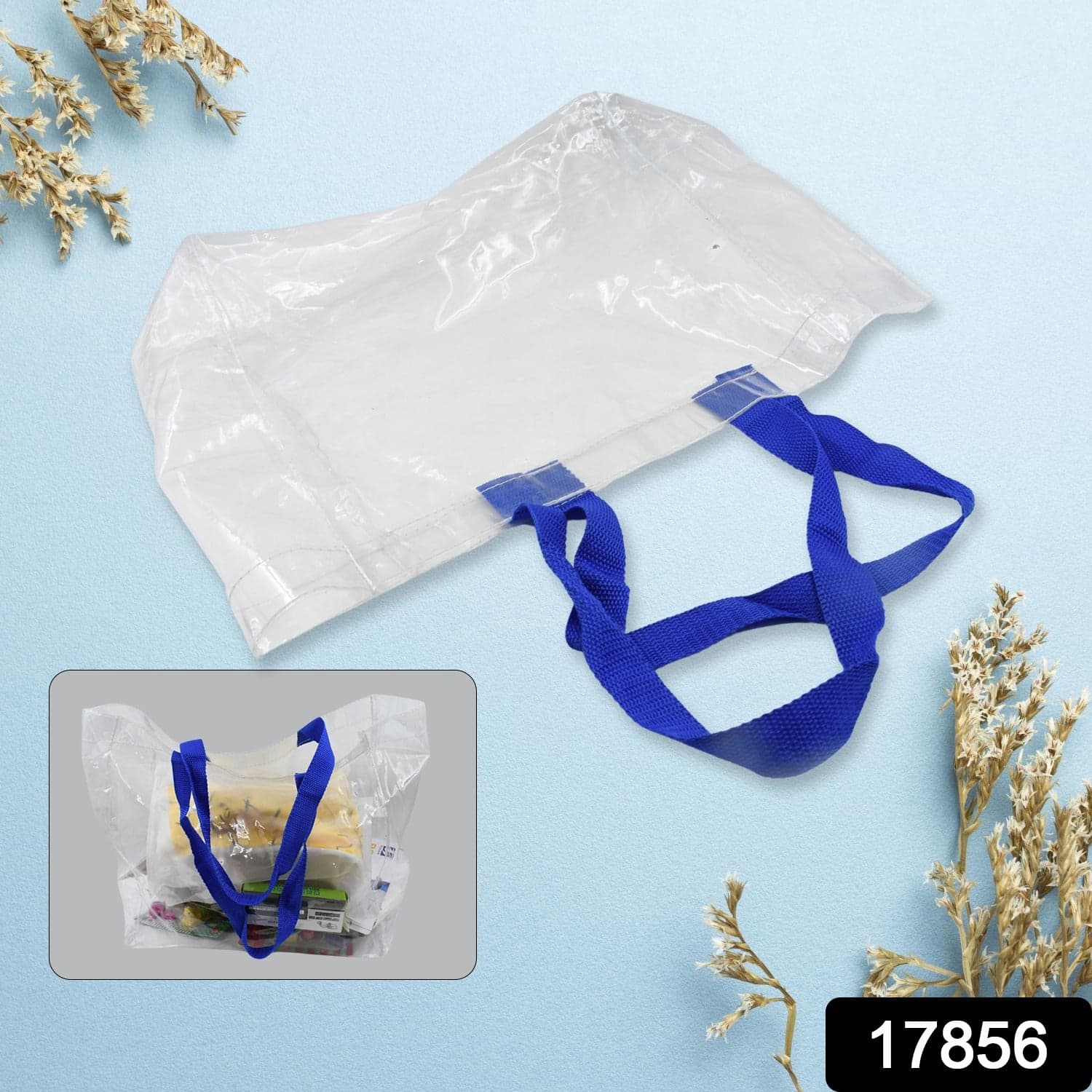 Multifunction Transparent Bag With Handle Bag (45—30—14 CM / 1 pc) thumbnail 2
