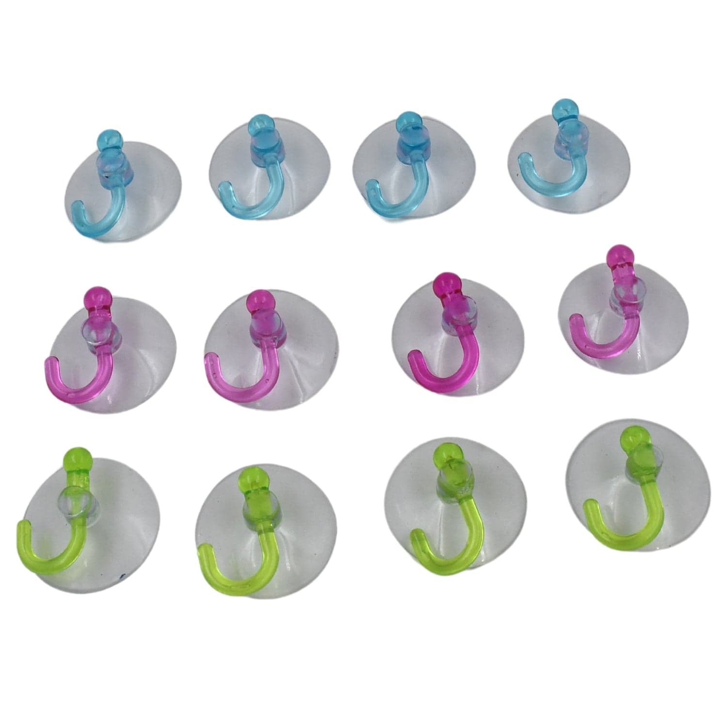 Transparent Rubber Vacuum Sucker Hooks Hanger Strong Suction Cup (12 Pc) thumbnail 5