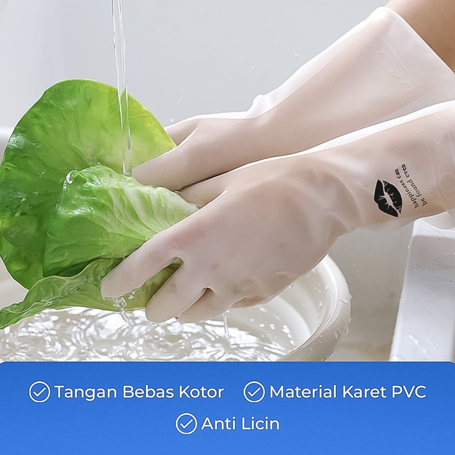 Cleaning Gloves Hand Gloves for Kitchen Household (1 Pair) thumbnail 6