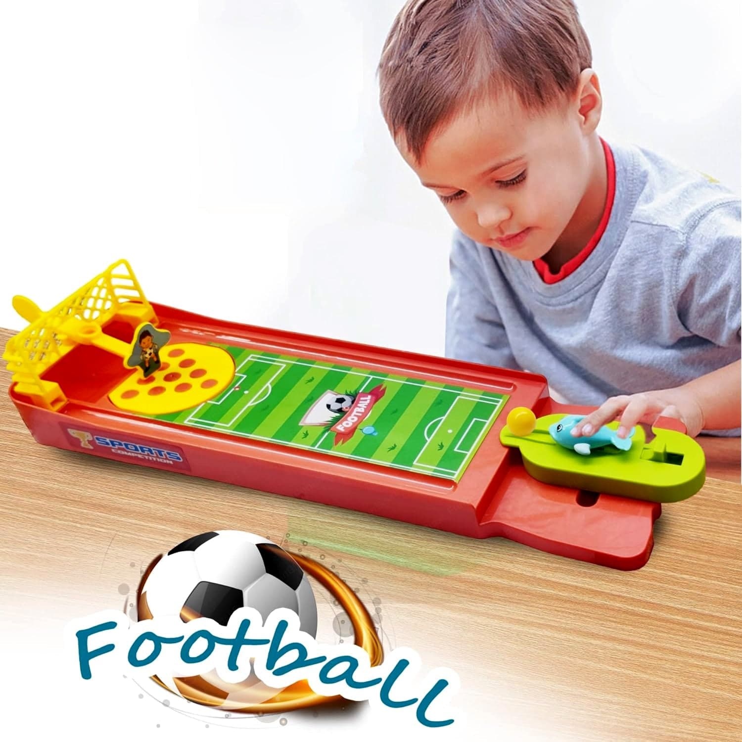 Mini Table Top Finger Football Game For Kids-Desktop Game For Kids & Adults thumbnail 3
