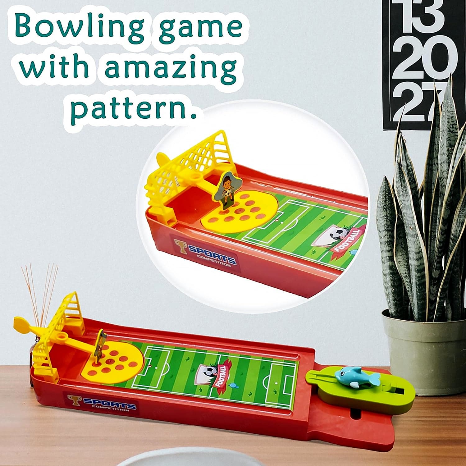 Mini Table Top Finger Football Game For Kids-Desktop Game For Kids & Adults thumbnail 4