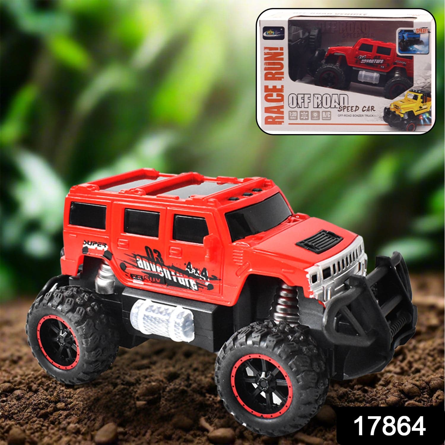 Mist Spray Race Car Toy Off Road Speed Car With Smoke (Water Sprayer Mist With Light) High Strength Climbing Power & Smoke Effect (Color May Vary) thumbnail 2