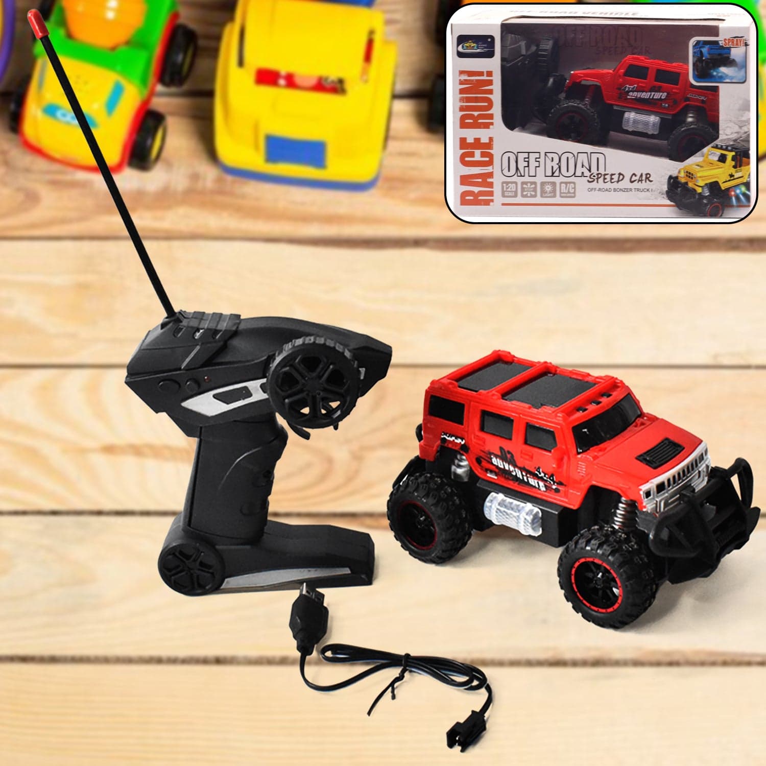 Mist Spray Race Car Toy Off Road Speed Car With Smoke (Water Sprayer Mist With Light) High Strength Climbing Power & Smoke Effect (Color May Vary) thumbnail 3