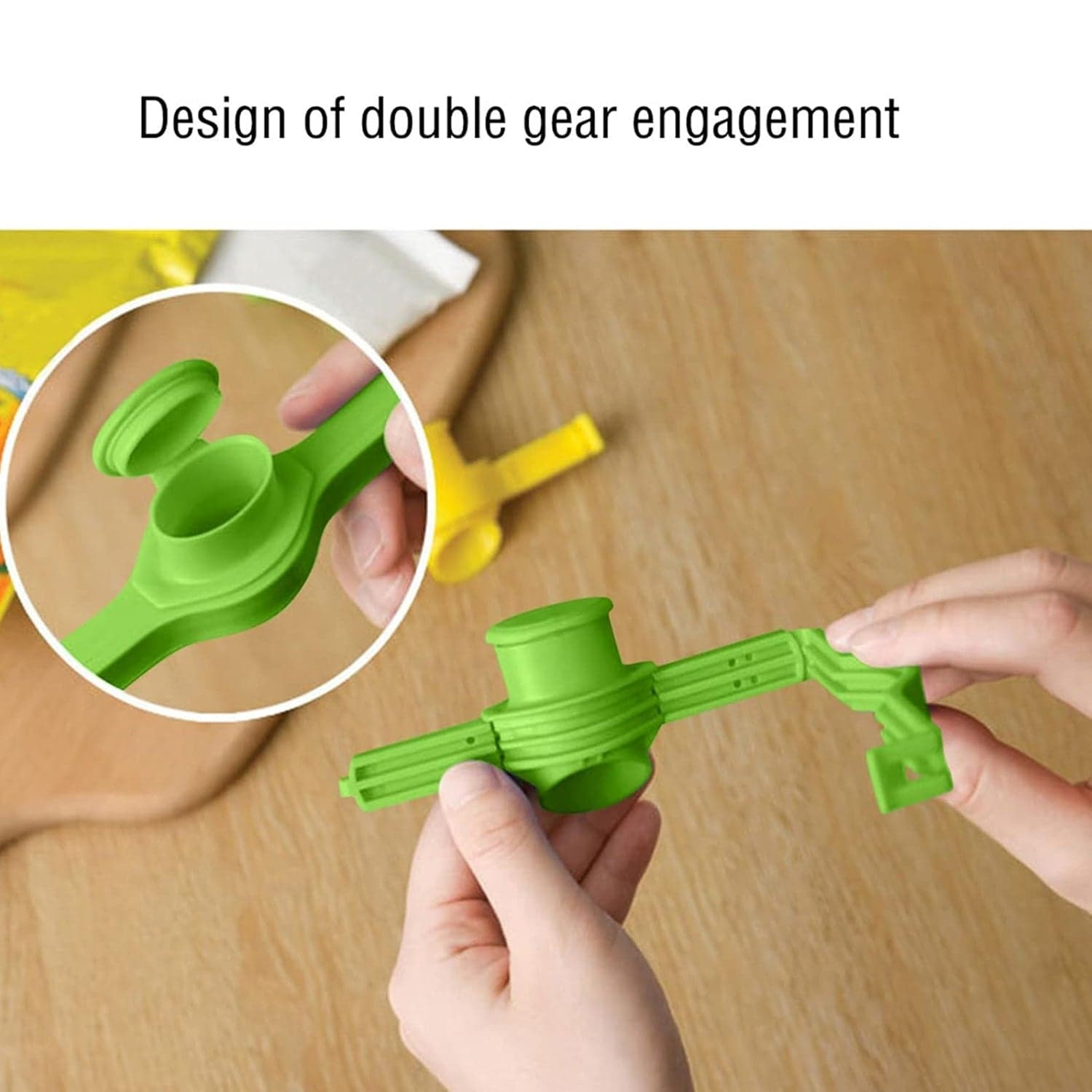 Food Storage Sealing Clip Solid Color Seal Pour Bag Clip Snack Bag Clip Food Bag Sealing Clip Sealing Clamp with Cap Kitchen Chip Bag Clips (1 Pc) thumbnail 7