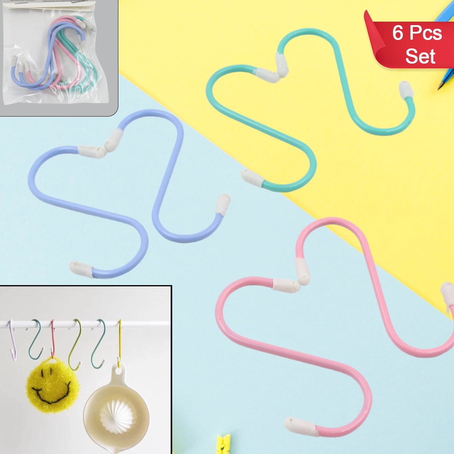 S Shape Metal Hooks For Hanging thumbnail 2