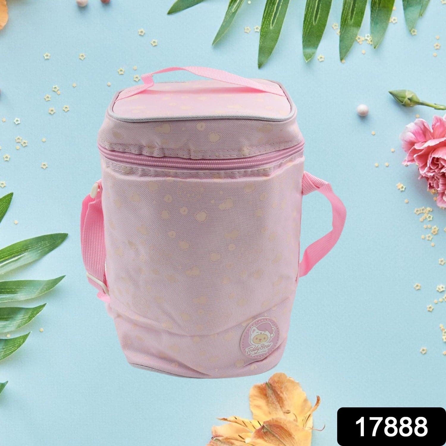 Cute Animal Zip Lunch Bag with Adjustable Strap of Reusable & Durable (1 Pc) thumbnail 2