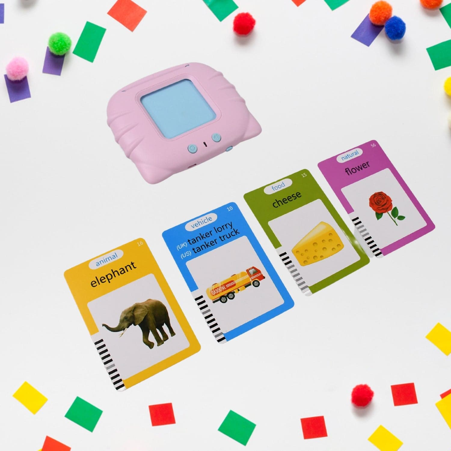 Preschool Learning Toys Flash Cards for Small Kids thumbnail 4