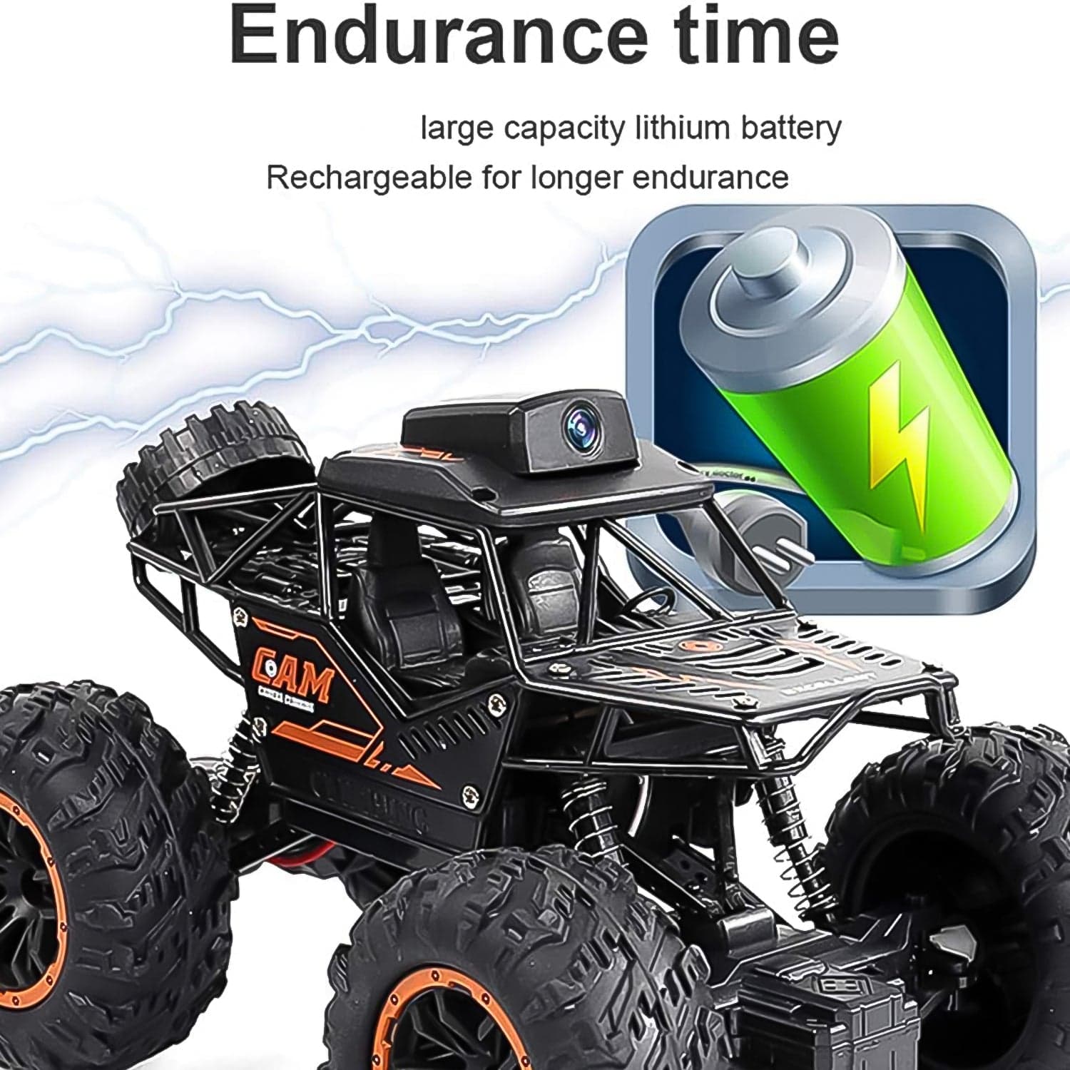 Remote Control Off-Road Truck with HD Camera thumbnail 3