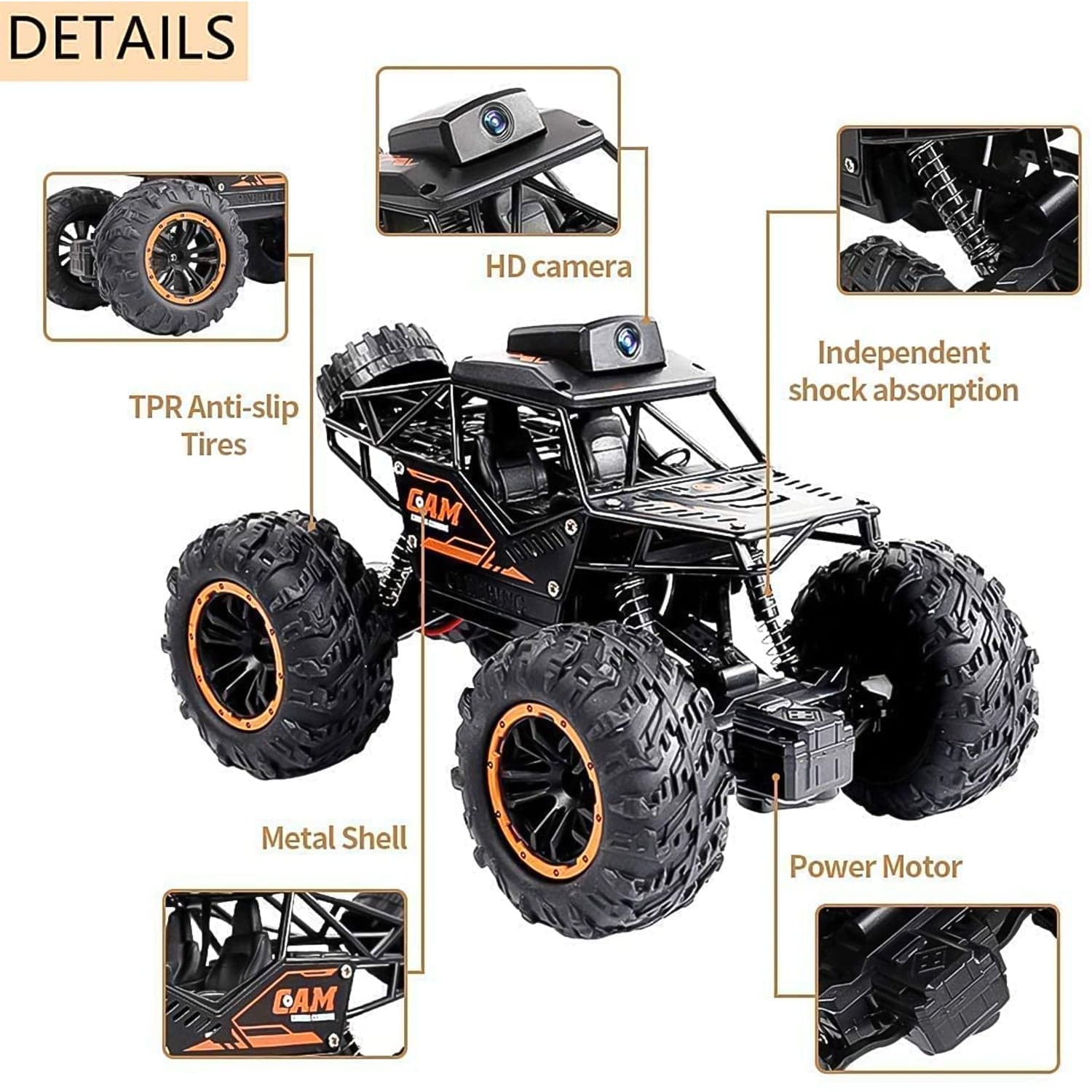 Remote Control Off-Road Truck with HD Camera thumbnail 4